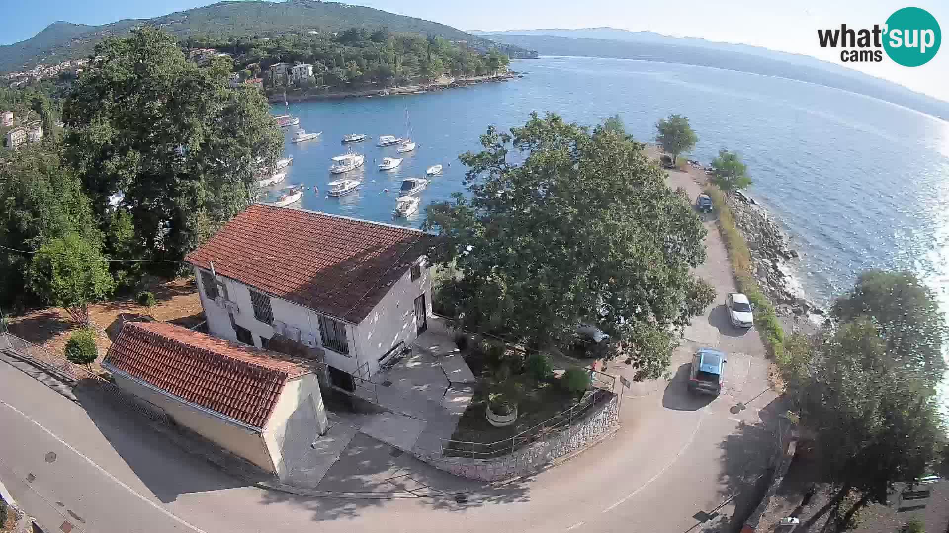 Webcam port d’Ika – Vue en direct et lumières d’Opatija