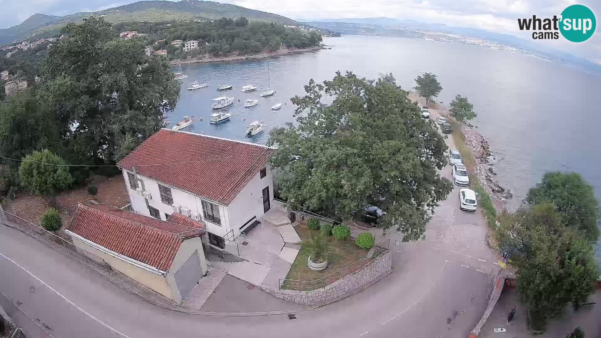 Webcam porto Ika – Vista LIVE sul porto e le luci di Opatija