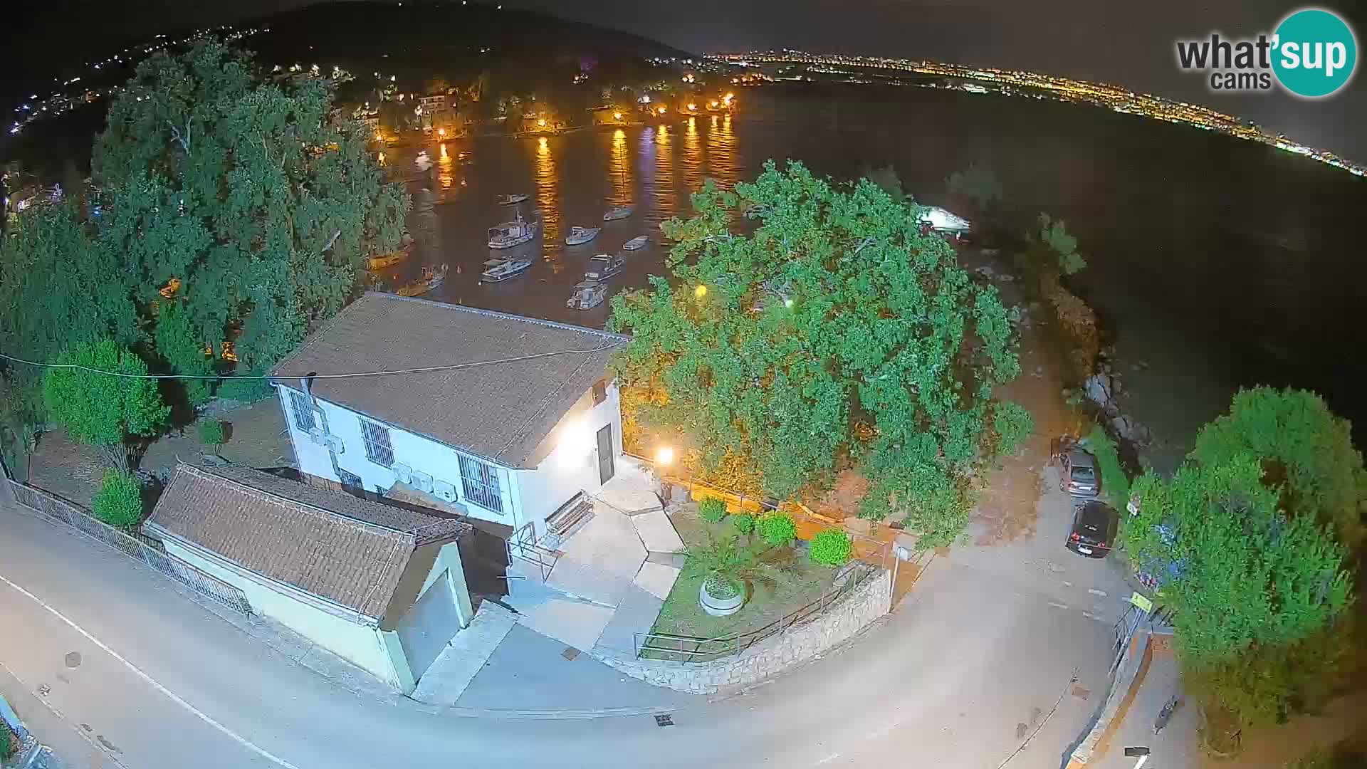 Webcam port d’Ika – Vue en direct et lumières d’Opatija