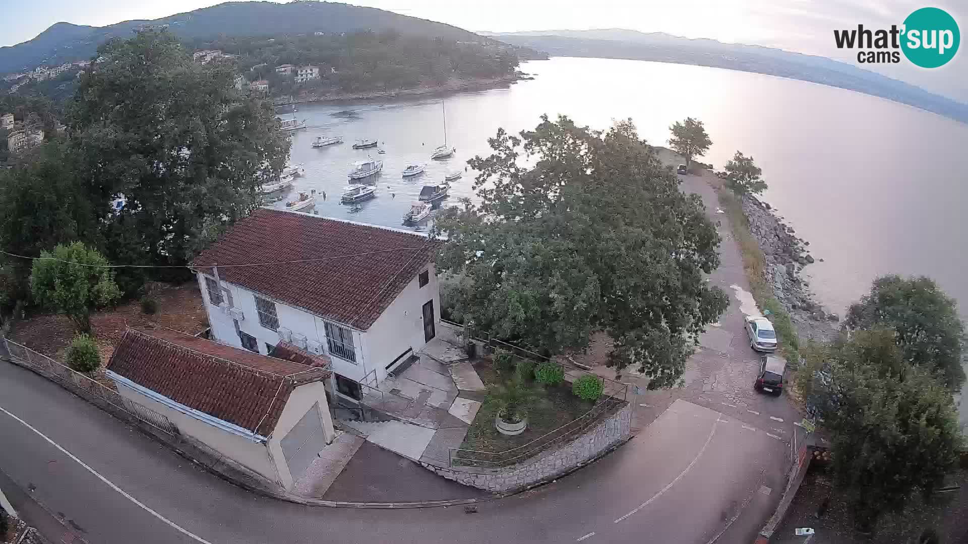 Webcam port d’Ika – Vue en direct et lumières d’Opatija