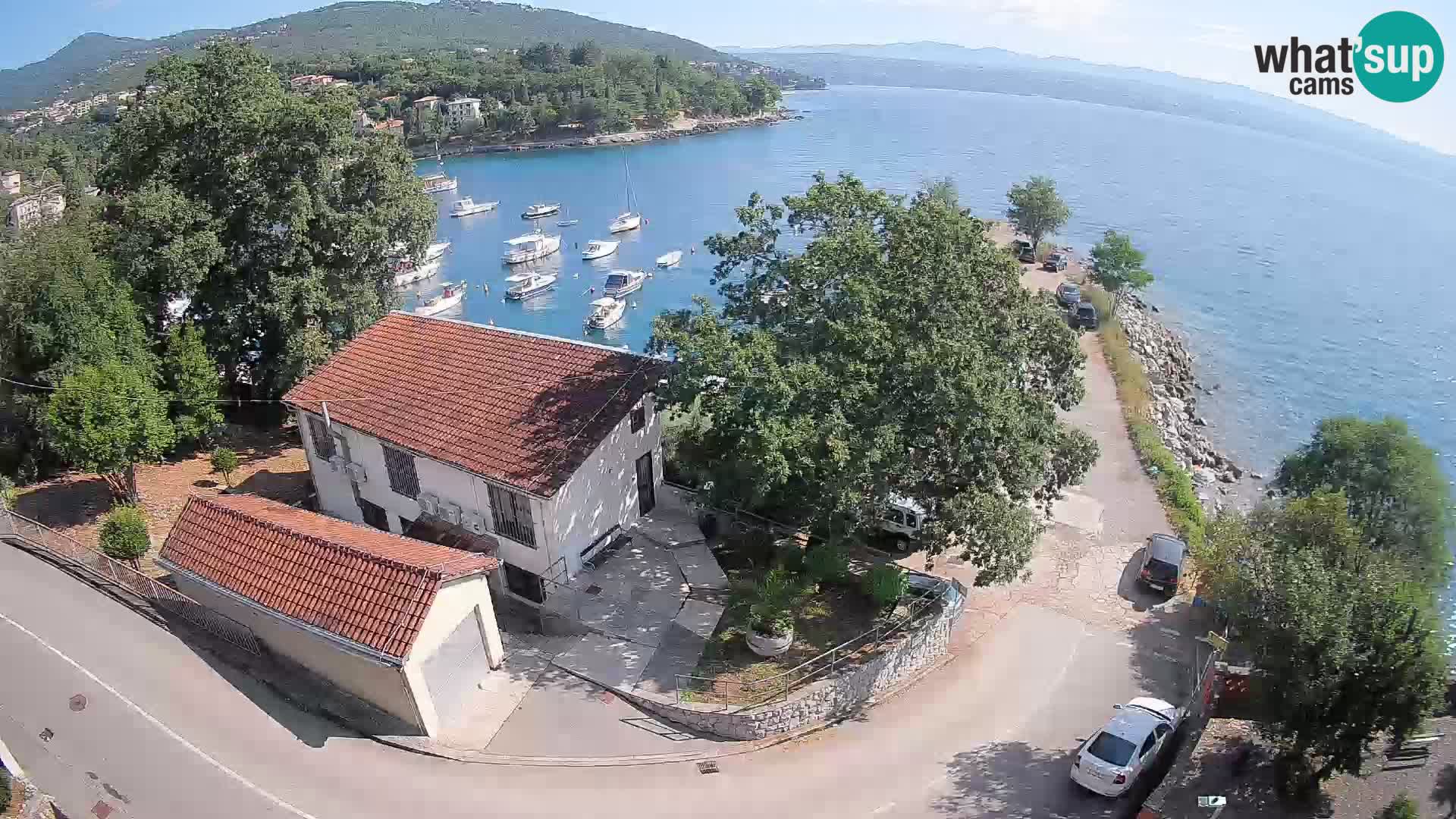Webcam port d’Ika – Vue en direct et lumières d’Opatija