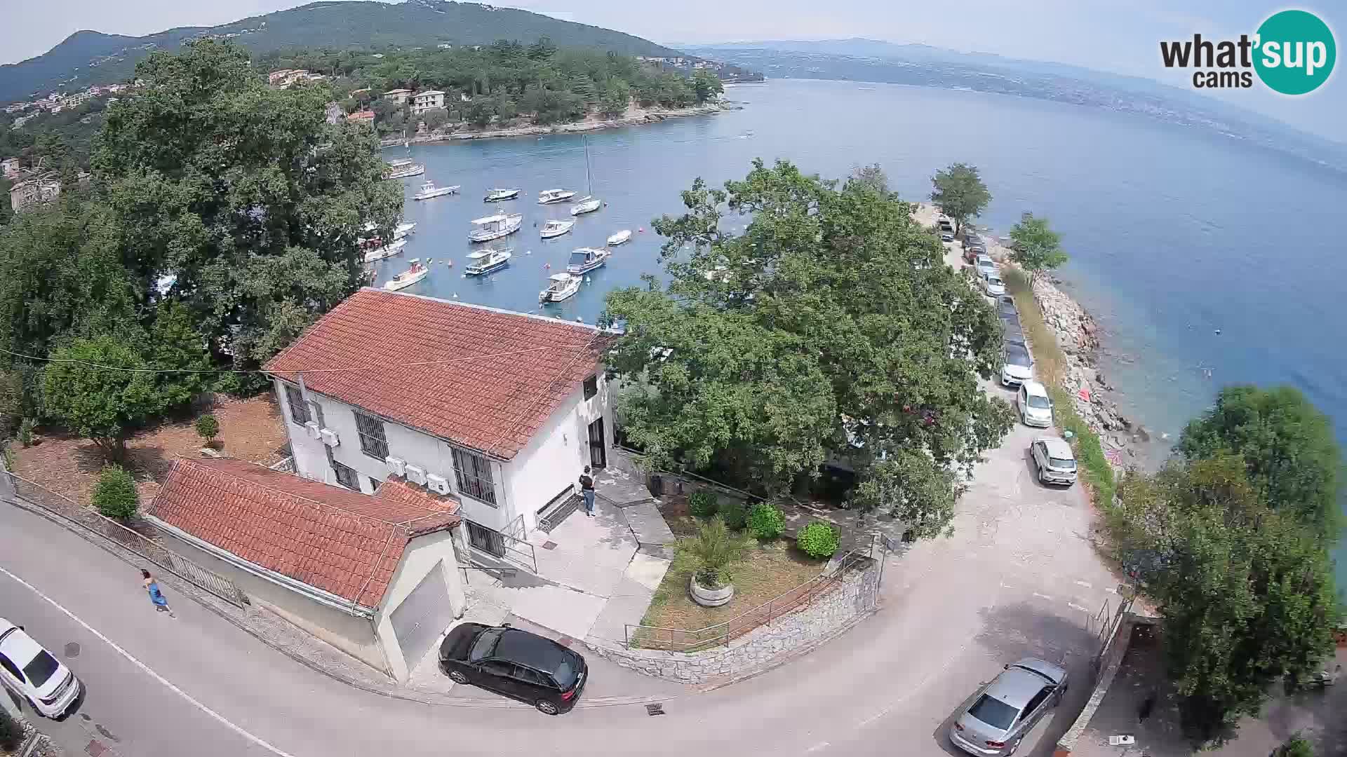 Ika Harbor Webcam – LIVE View of the Harbor and Opatija Lights