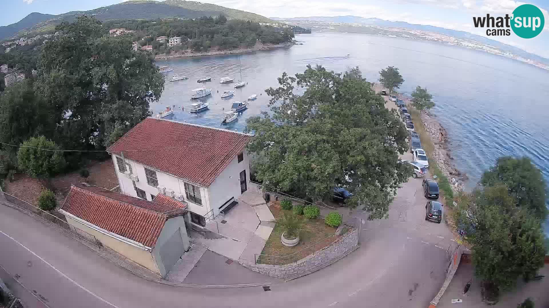 Webcam port d’Ika – Vue en direct et lumières d’Opatija