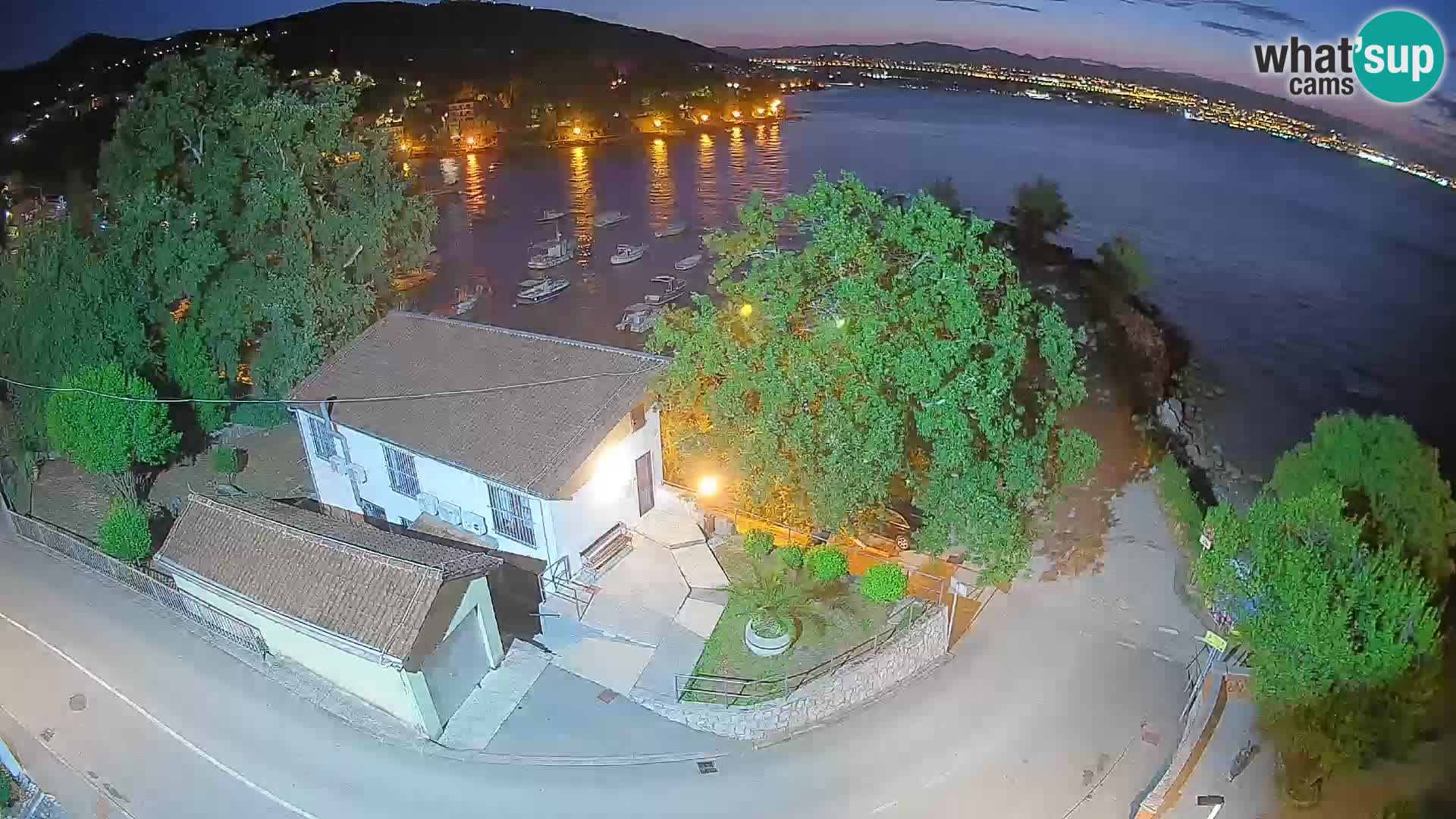 Webcam porto Ika – Vista LIVE sul porto e le luci di Opatija
