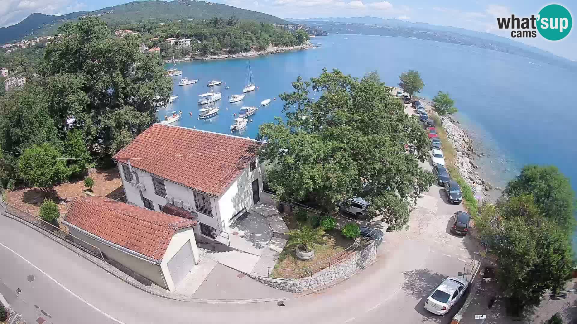 Webcam port d’Ika – Vue en direct et lumières d’Opatija