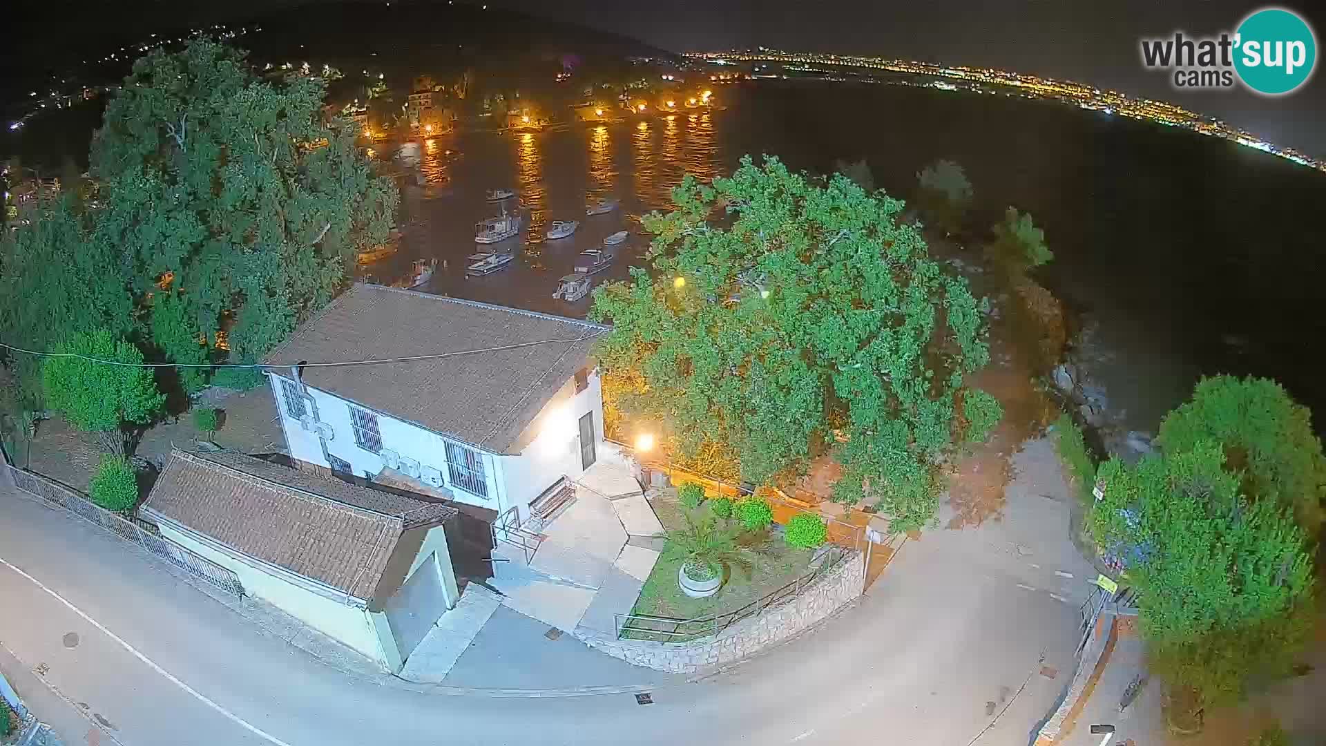 Webcam Ika Hafen – LIVE Blick auf den Hafen und die Lichter von Opatija