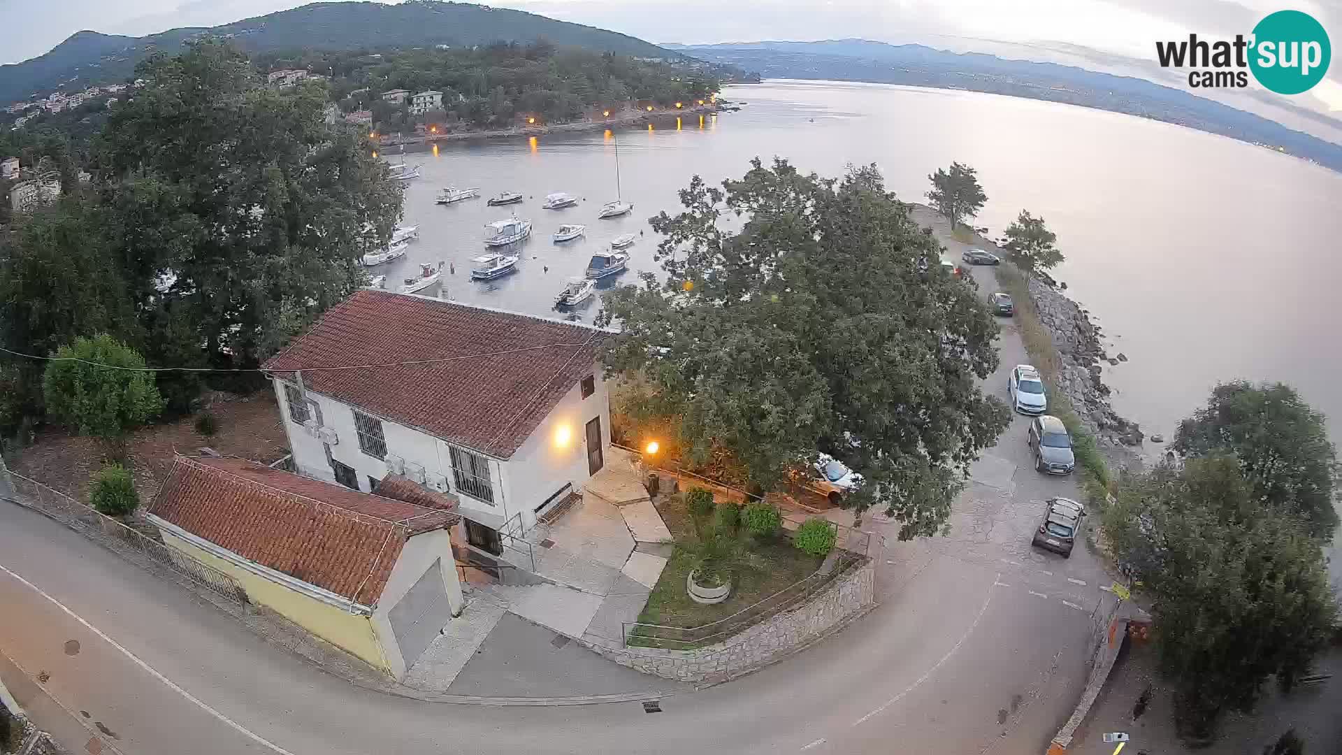Webcam porto Ika – Vista LIVE sul porto e le luci di Opatija