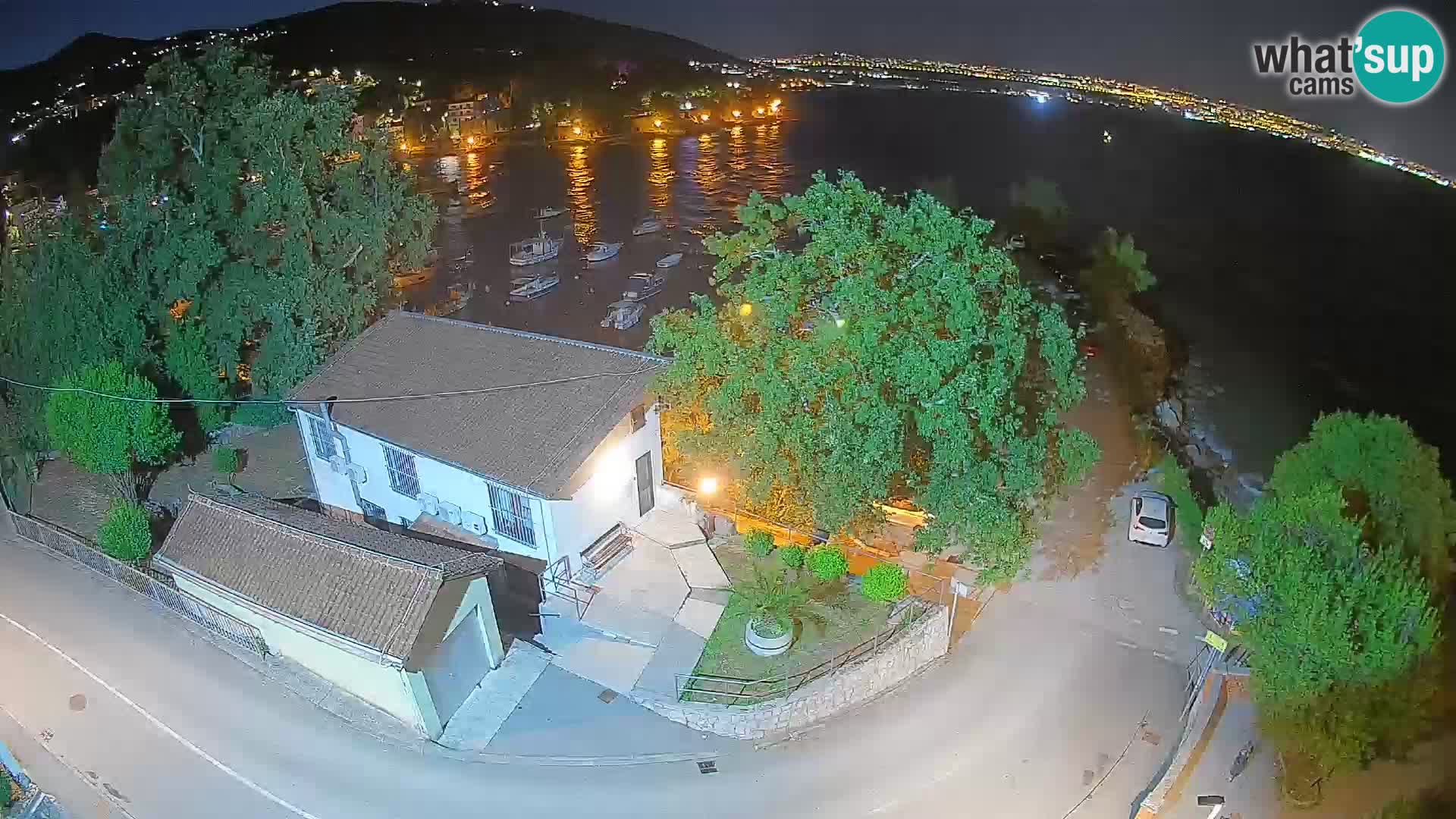 Webcam Ika Hafen – LIVE Blick auf den Hafen und die Lichter von Opatija