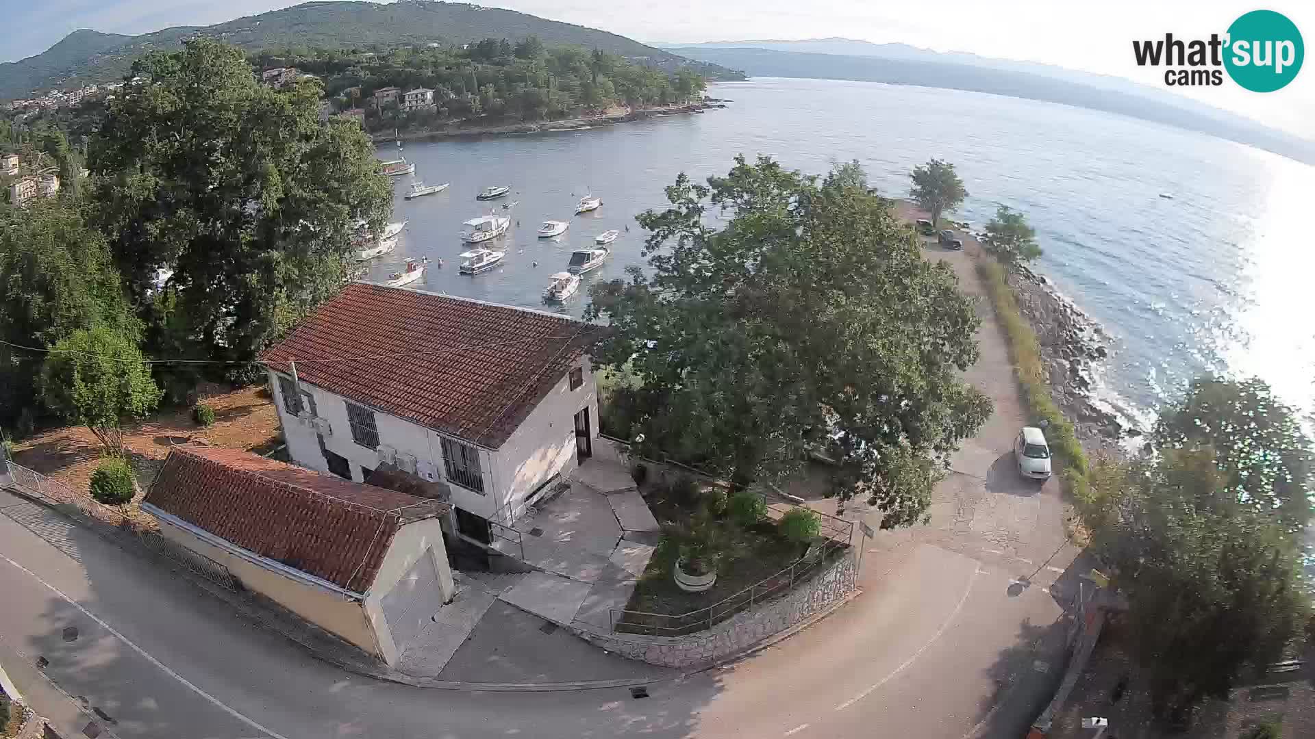 Webcam port d’Ika – Vue en direct et lumières d’Opatija