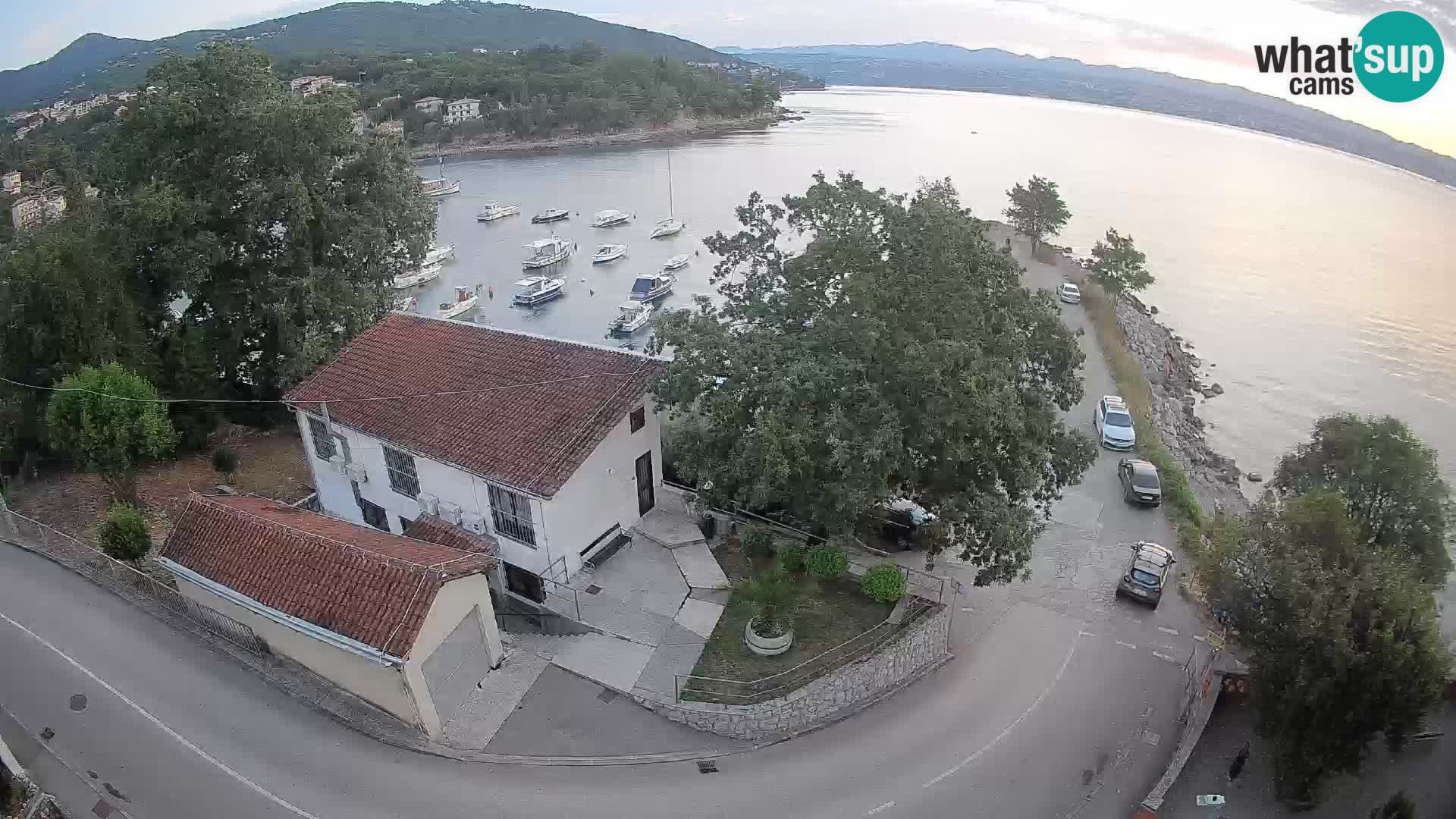 Webcam porto Ika – Vista LIVE sul porto e le luci di Opatija