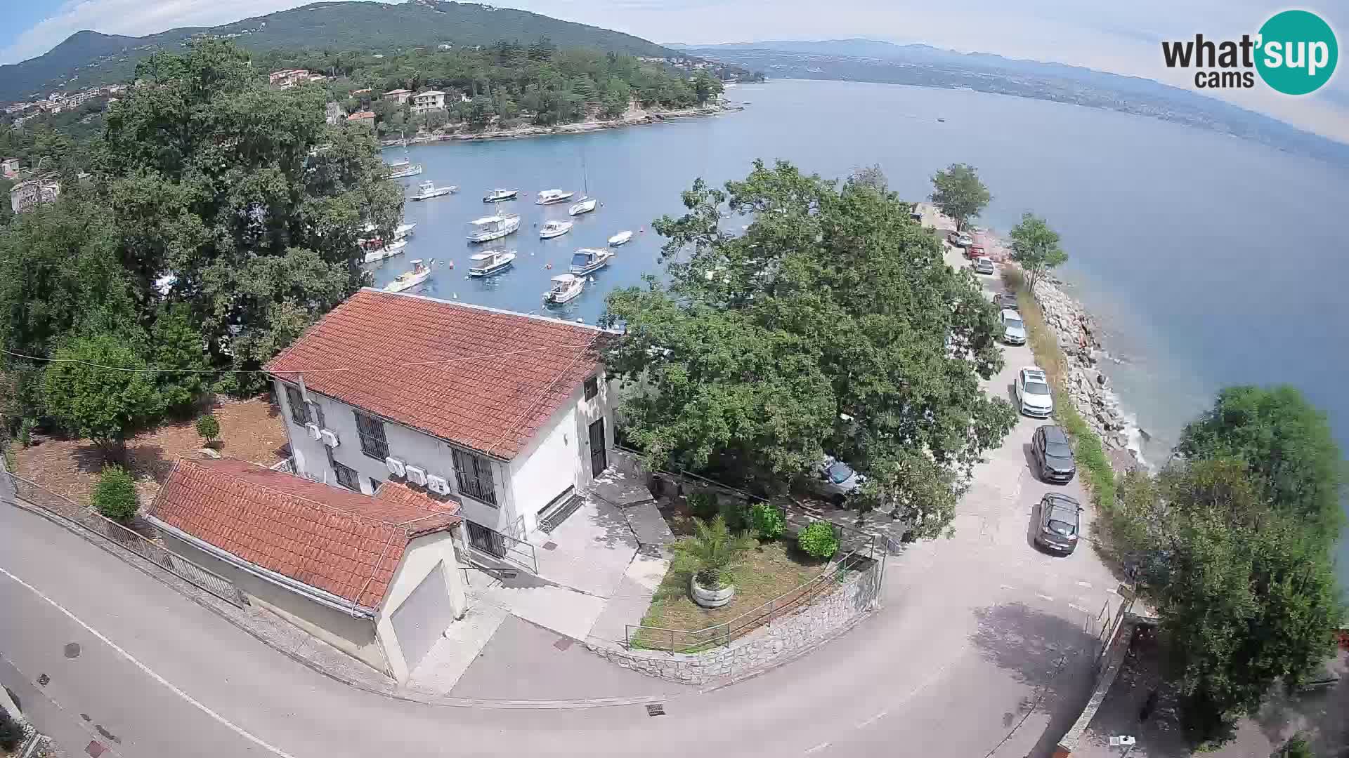 Webcam port d’Ika – Vue en direct et lumières d’Opatija