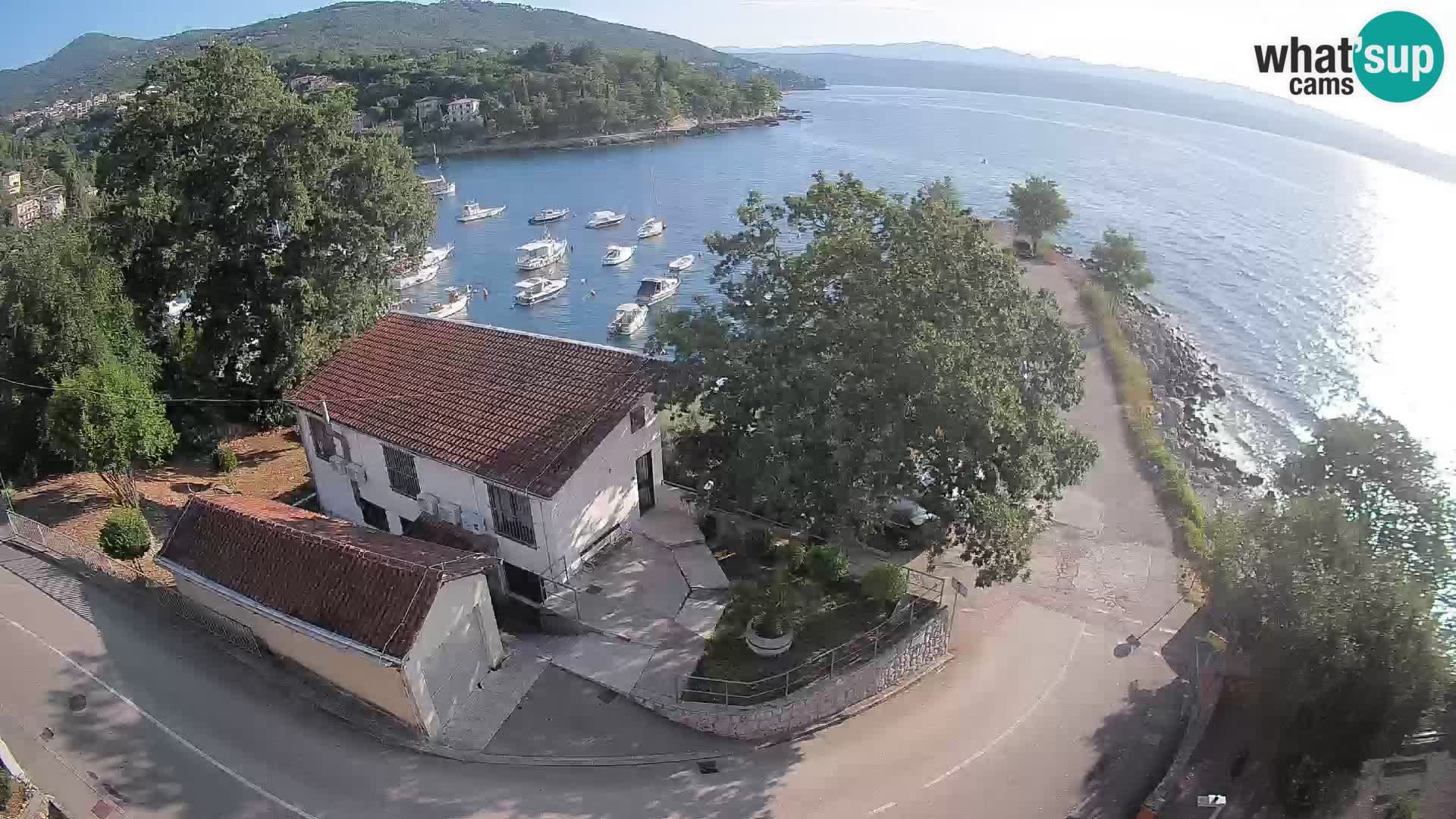 Webcam Ika Hafen – LIVE Blick auf den Hafen und die Lichter von Opatija