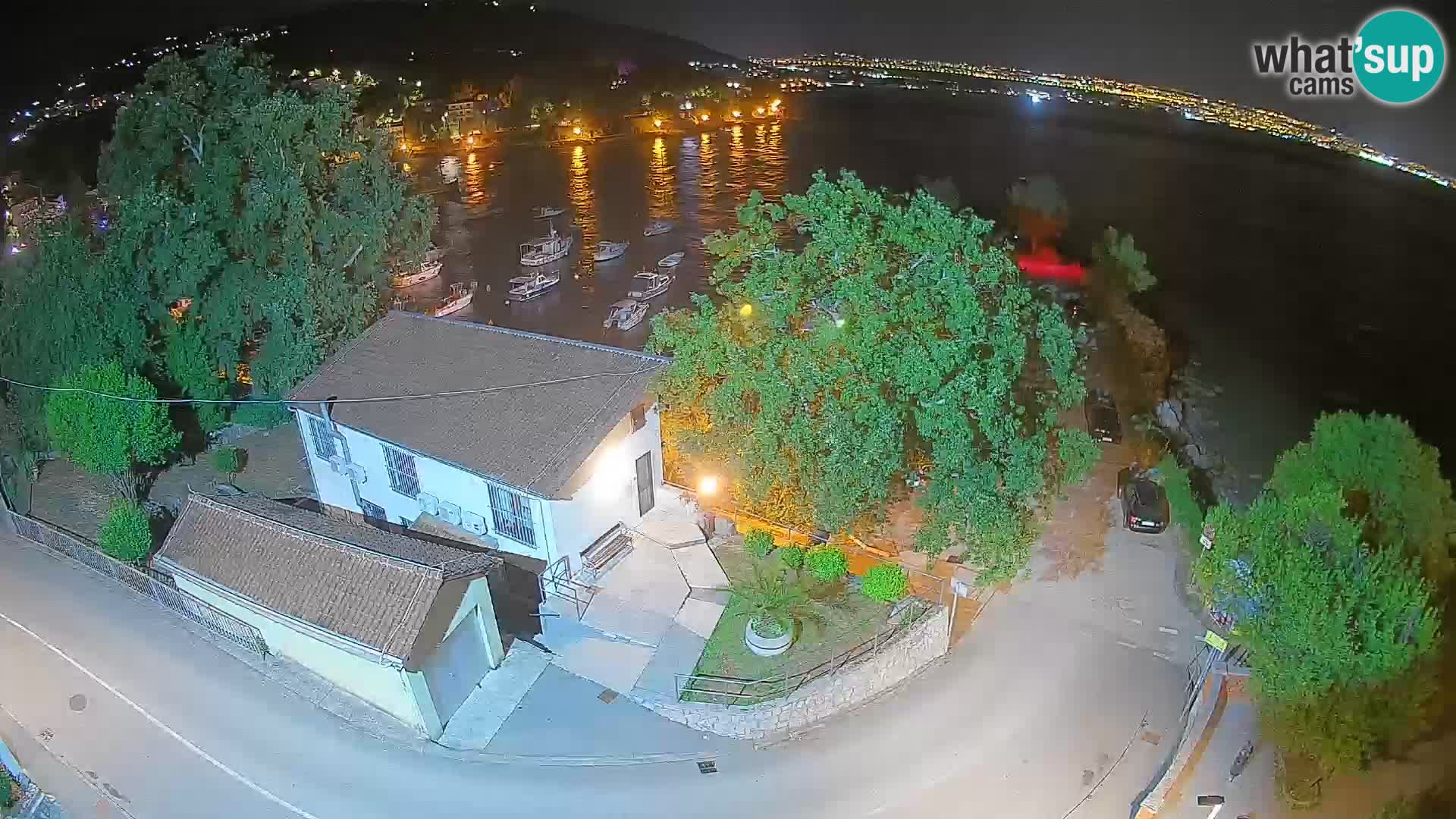 Webcam port d’Ika – Vue en direct et lumières d’Opatija