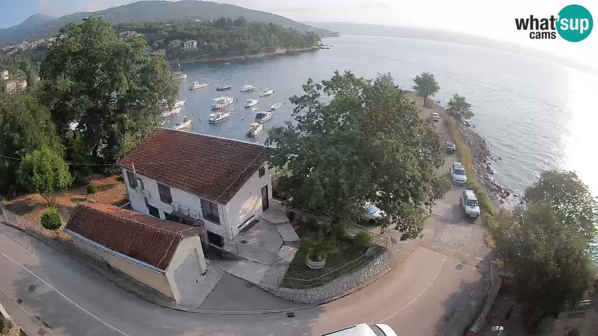 Webcam port d’Ika – Vue en direct et lumières d’Opatija