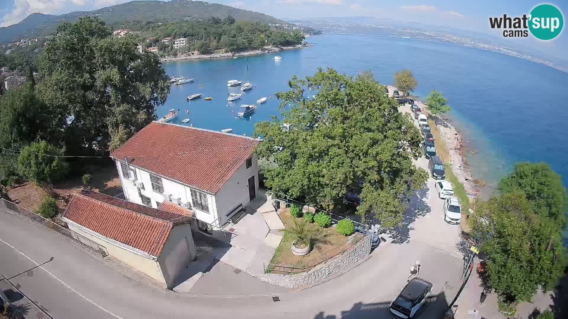 Webcam port d’Ika – Vue en direct et lumières d’Opatija