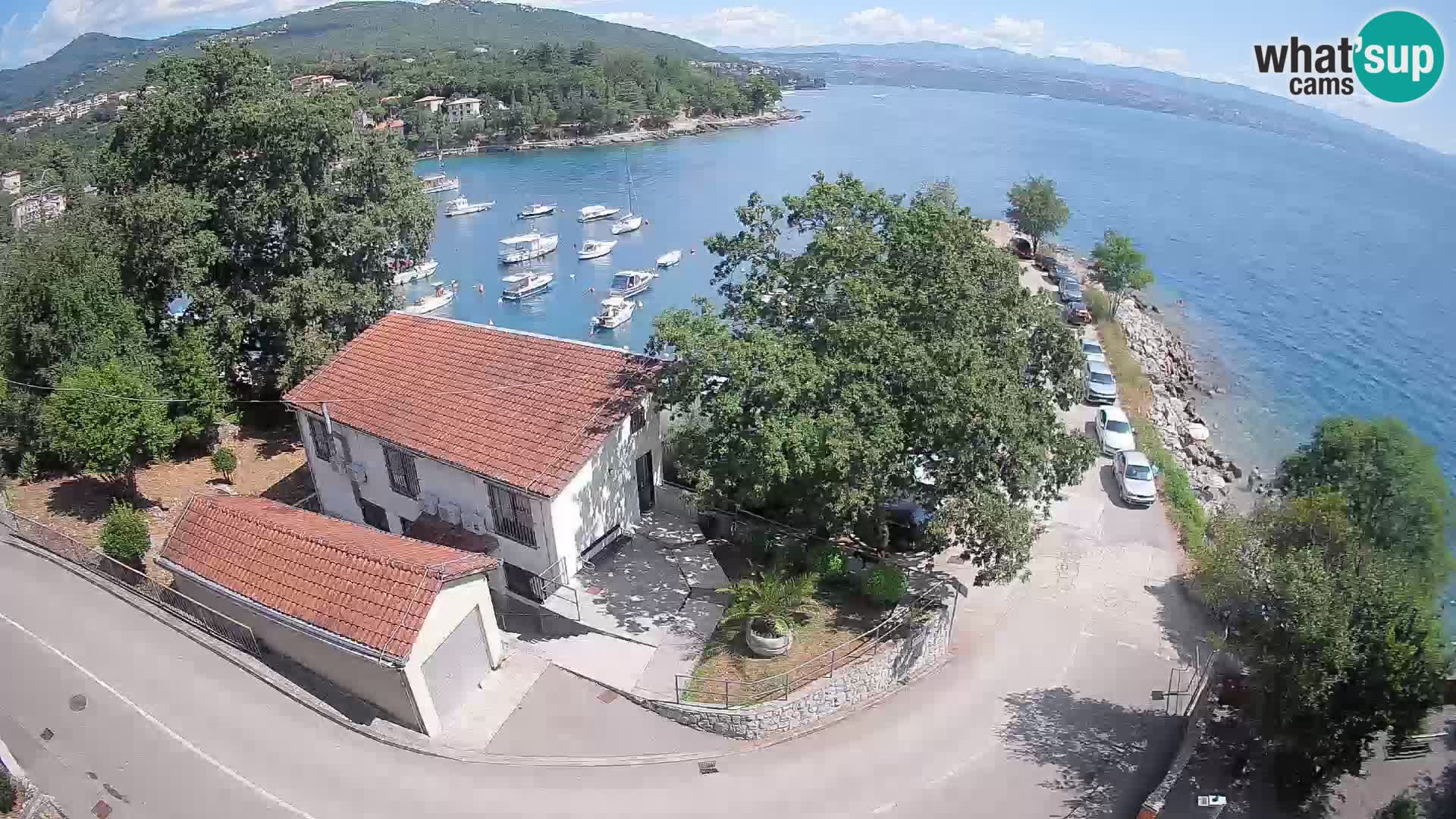 Webcam port d’Ika – Vue en direct et lumières d’Opatija