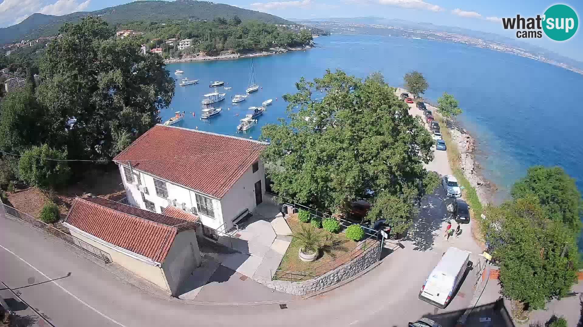 Webcam port d’Ika – Vue en direct et lumières d’Opatija
