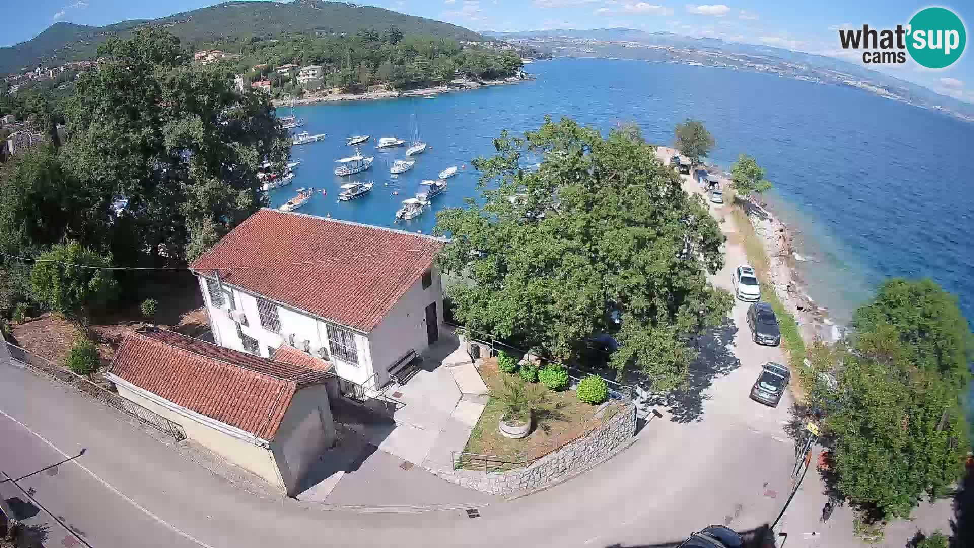 Ika Harbor Webcam – LIVE View of the Harbor and Opatija Lights