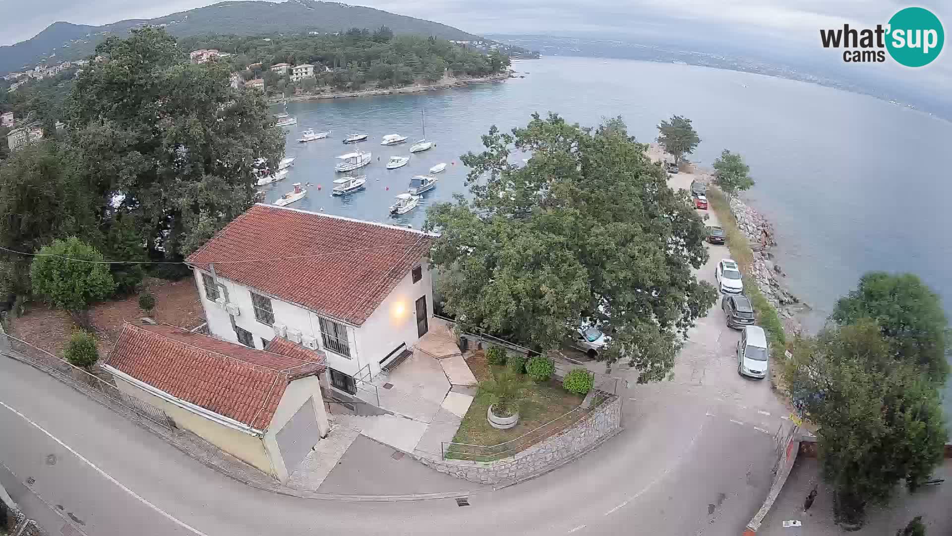 Webcam port d’Ika – Vue en direct et lumières d’Opatija