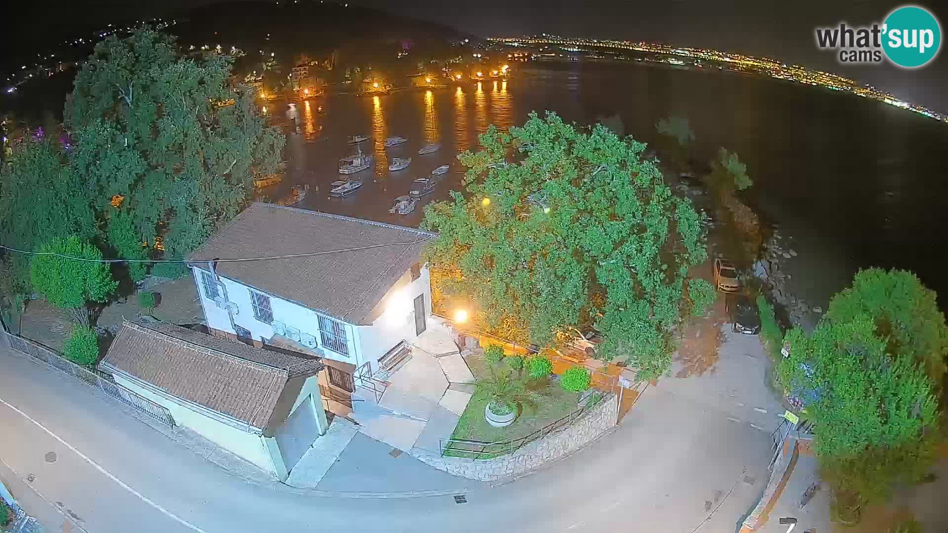 Webcam port d’Ika – Vue en direct et lumières d’Opatija