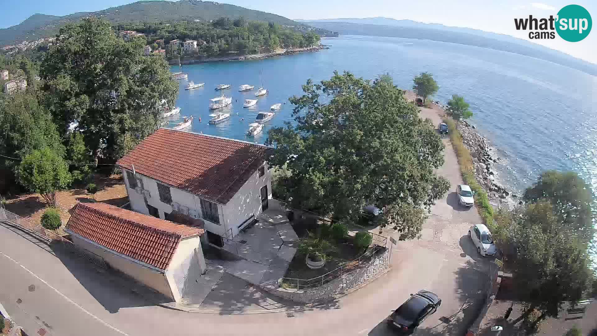 Webcam port d’Ika – Vue en direct et lumières d’Opatija
