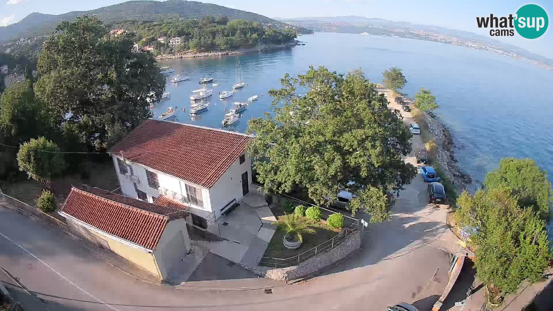 Webcam Ika Hafen – LIVE Blick auf den Hafen und die Lichter von Opatija