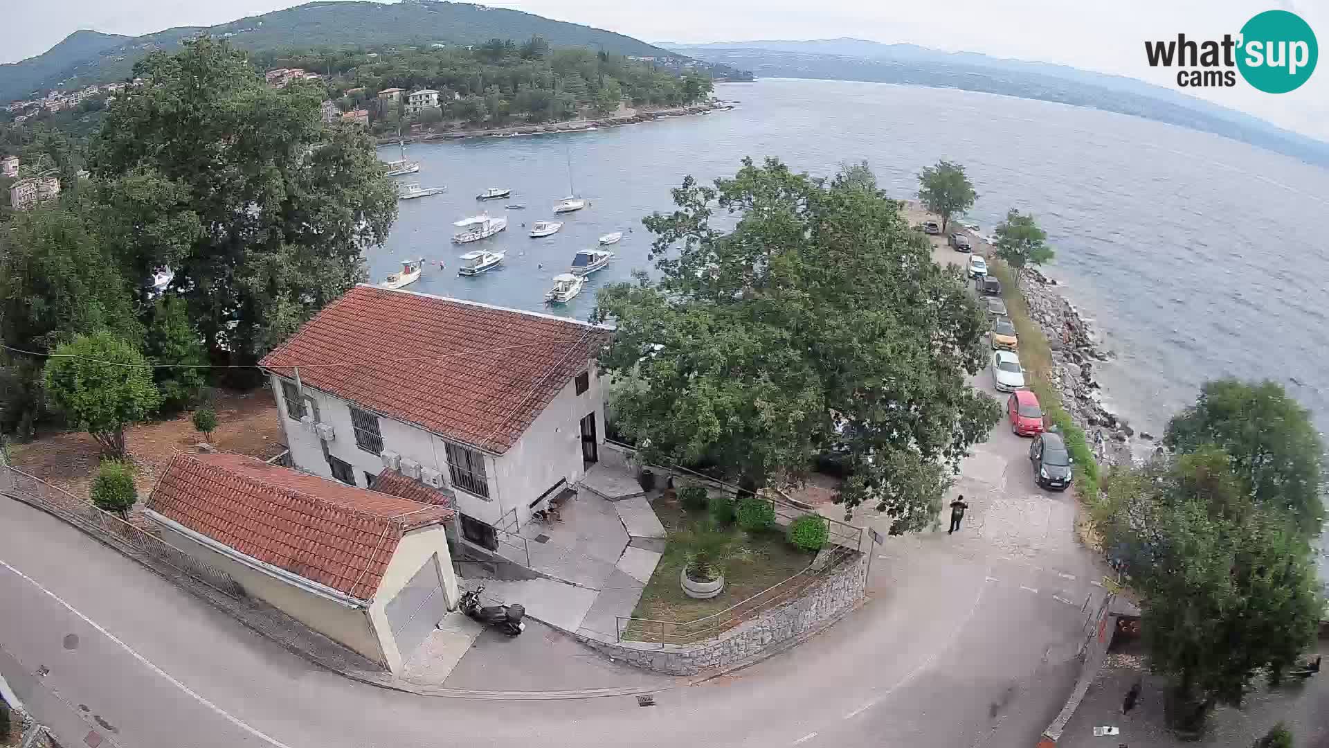 Webcam porto Ika – Vista LIVE sul porto e le luci di Opatija