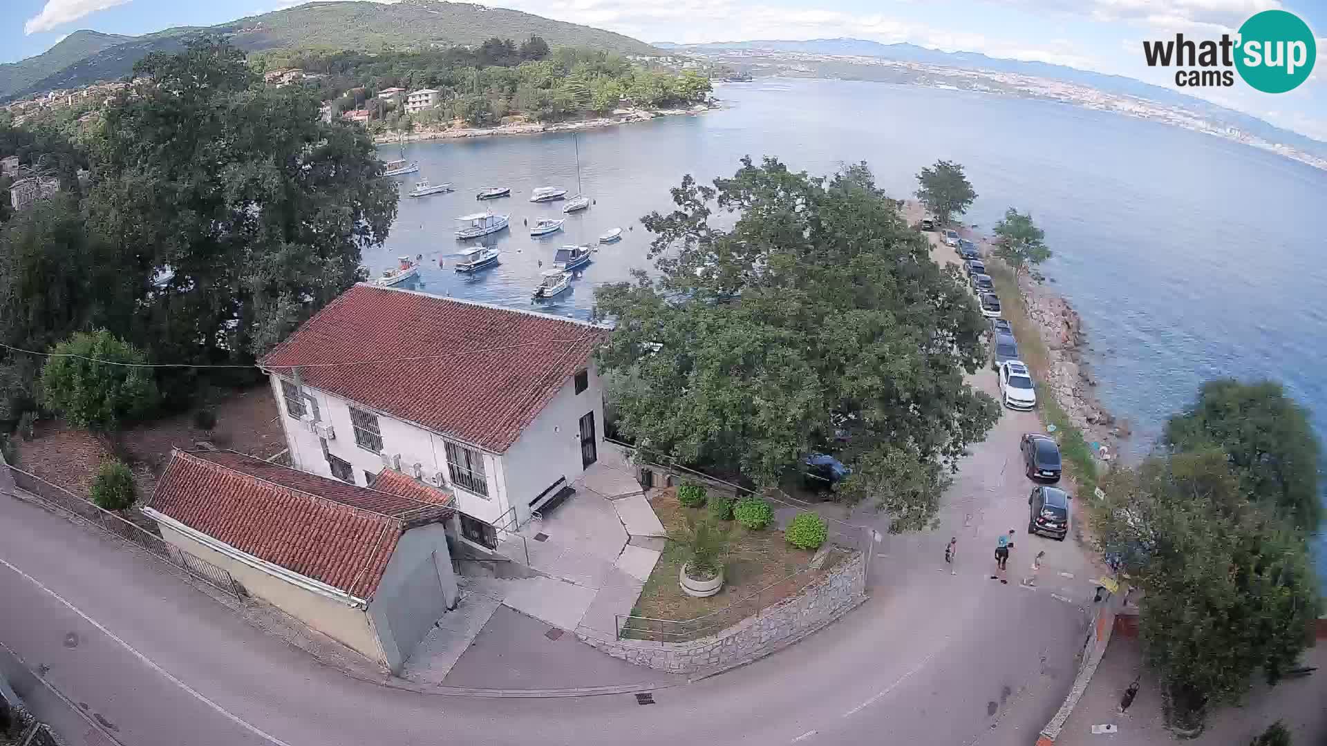 Webcam port d’Ika – Vue en direct et lumières d’Opatija