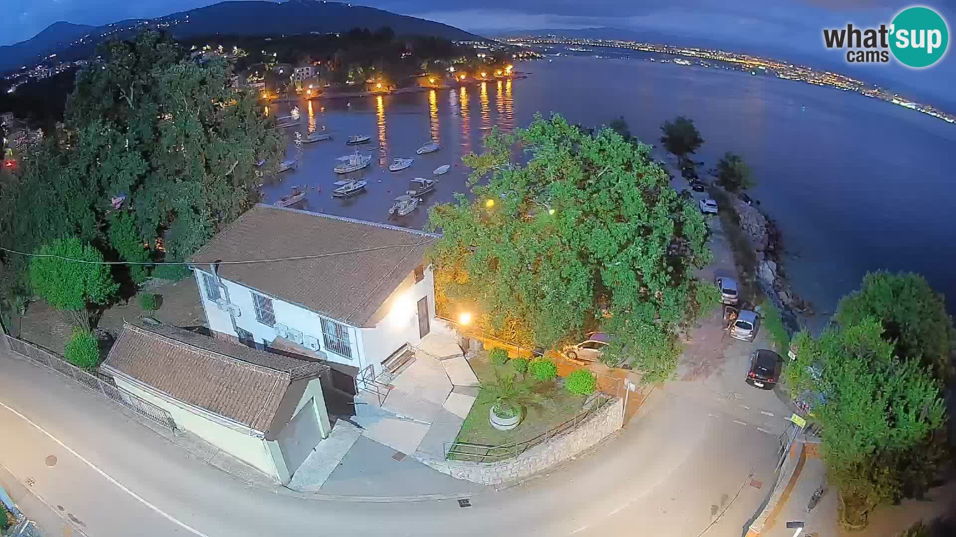 Webcam Ika Hafen – LIVE Blick auf den Hafen und die Lichter von Opatija