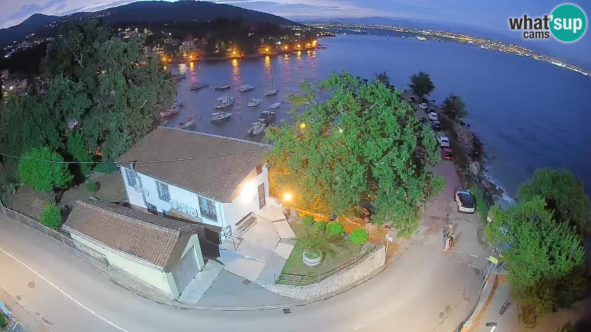 Webcam Ika Hafen – LIVE Blick auf den Hafen und die Lichter von Opatija