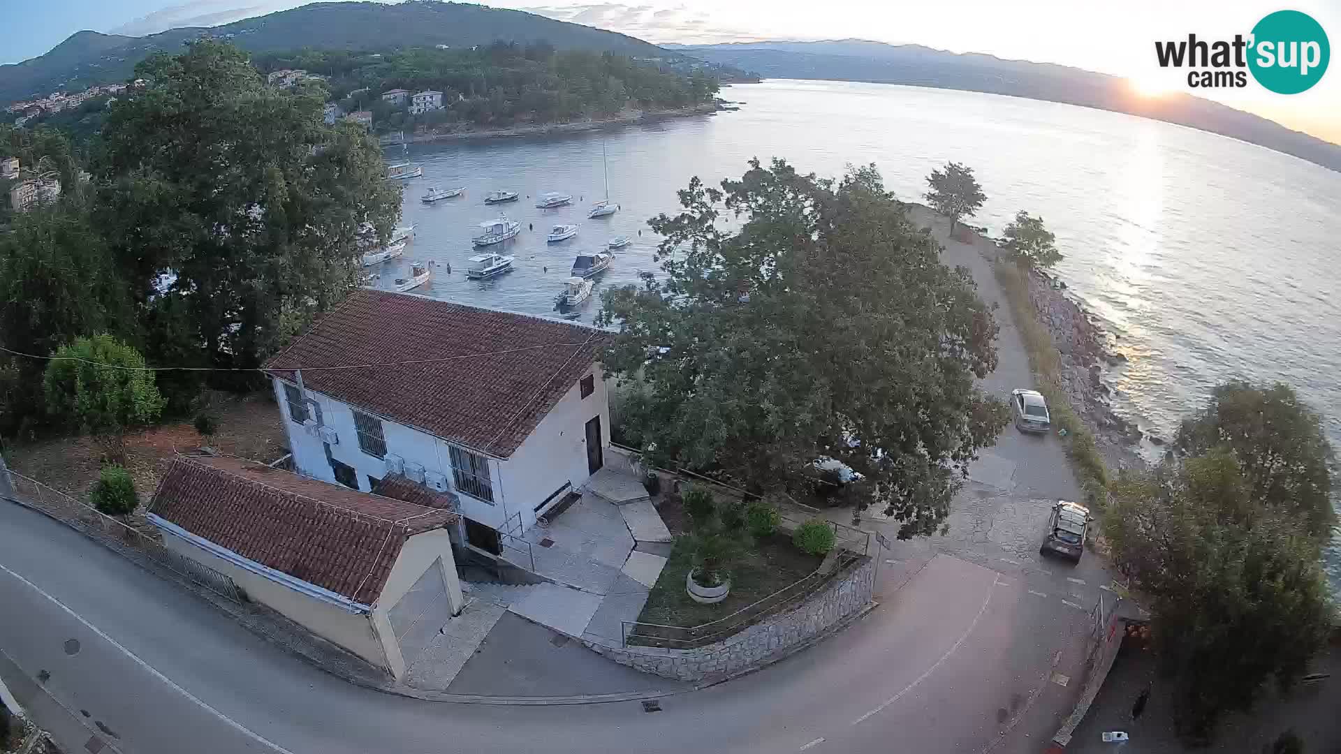 Webcam port d’Ika – Vue en direct et lumières d’Opatija
