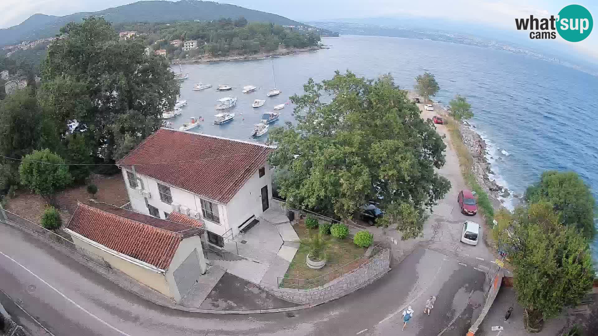 Webcam porto Ika – Vista LIVE sul porto e le luci di Opatija