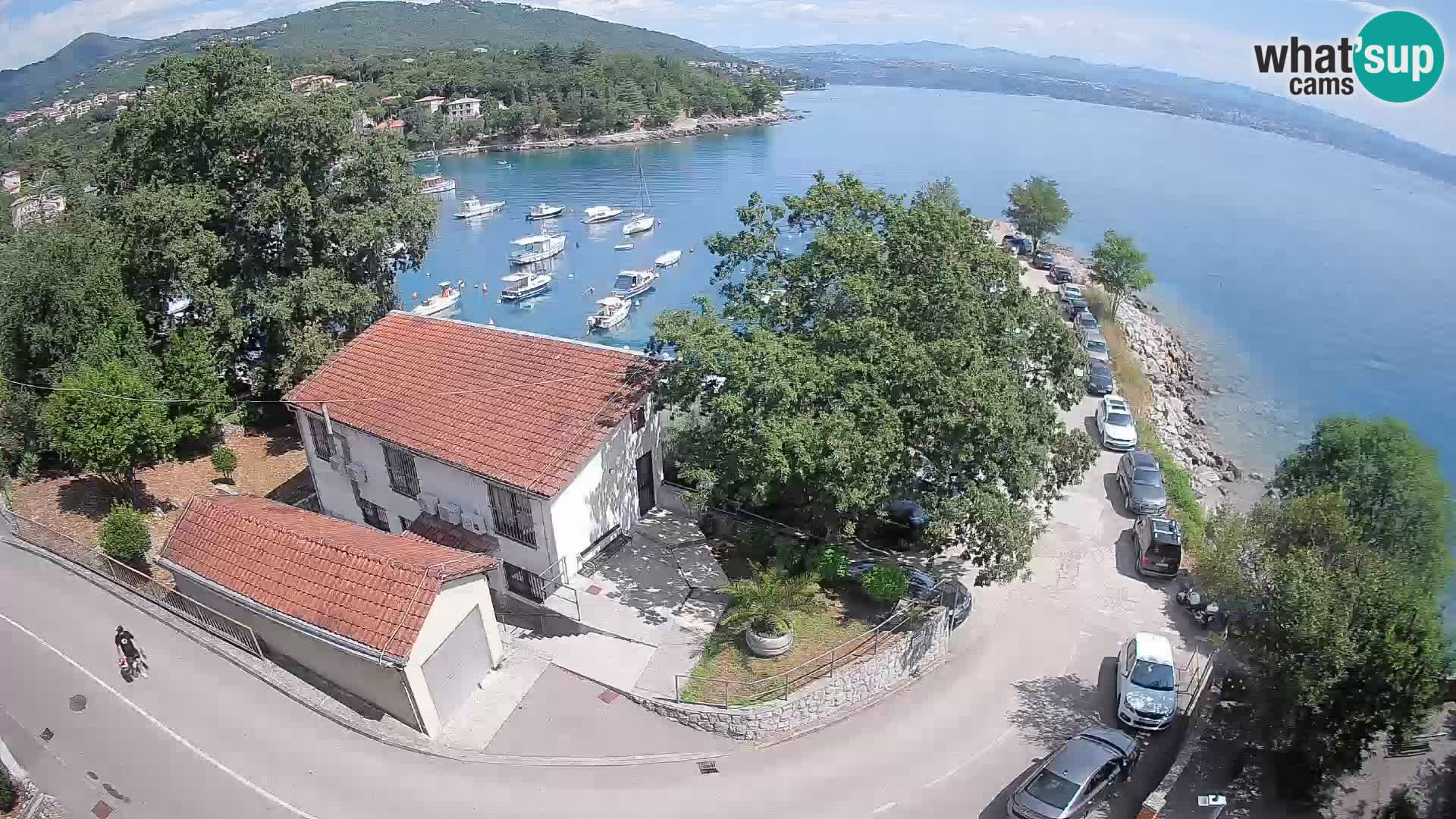 Webcam port d’Ika – Vue en direct et lumières d’Opatija