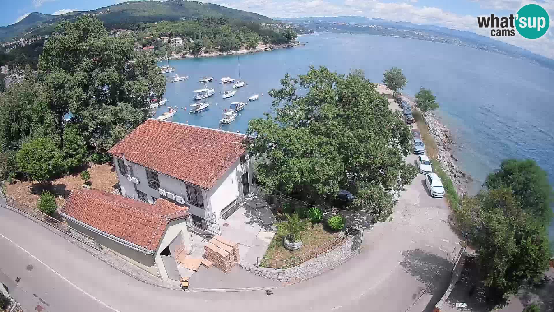 Webcam Ika Hafen – LIVE Blick auf den Hafen und die Lichter von Opatija