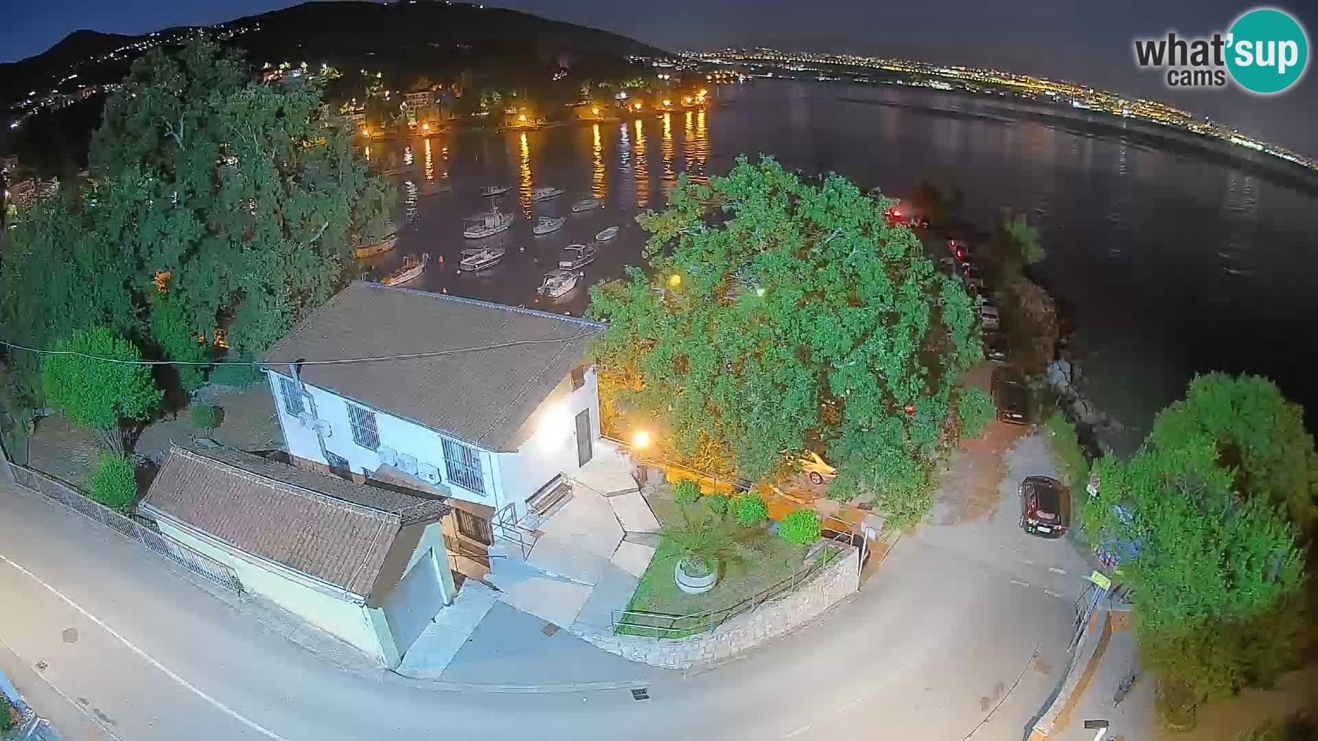 Webcam port d’Ika – Vue en direct et lumières d’Opatija