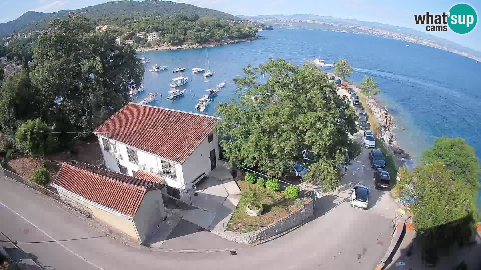Webcam Ika Hafen – LIVE Blick auf den Hafen und die Lichter von Opatija