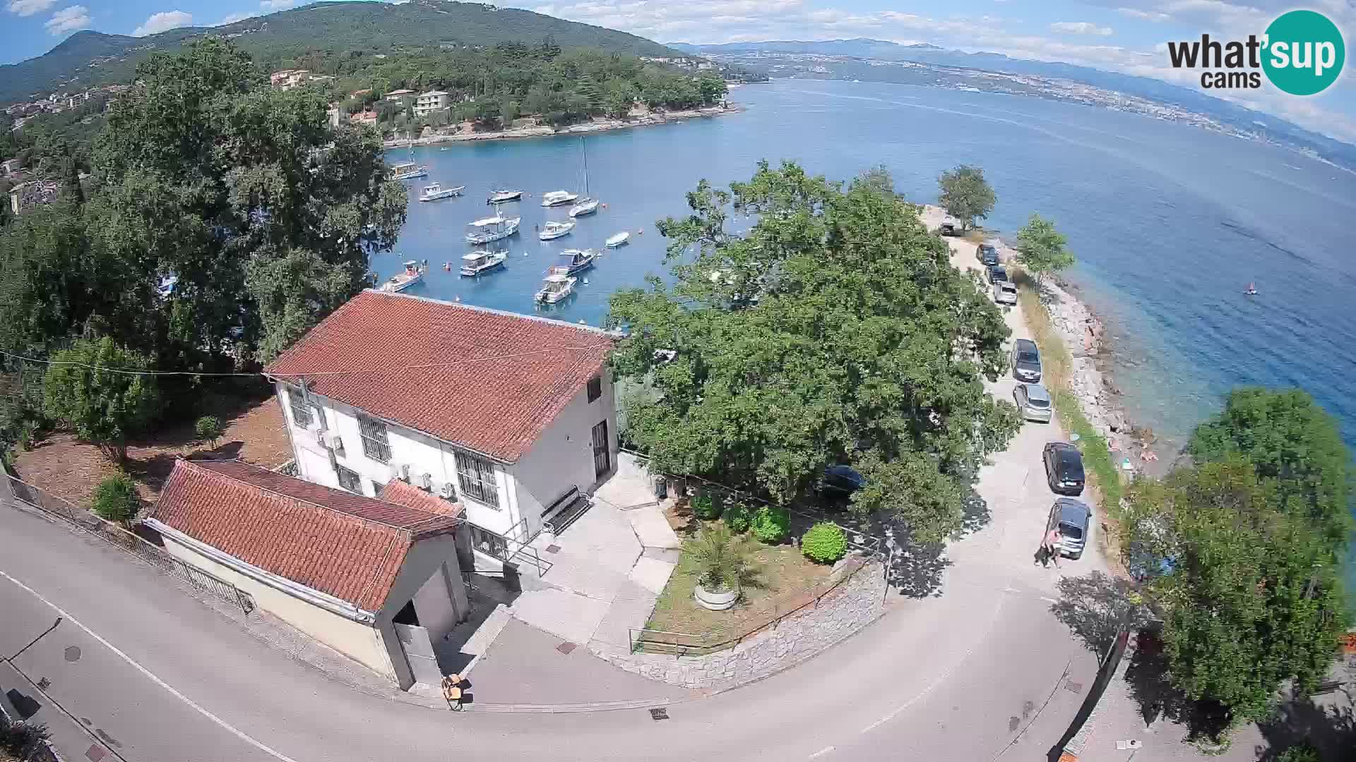 Webcam port d’Ika – Vue en direct et lumières d’Opatija