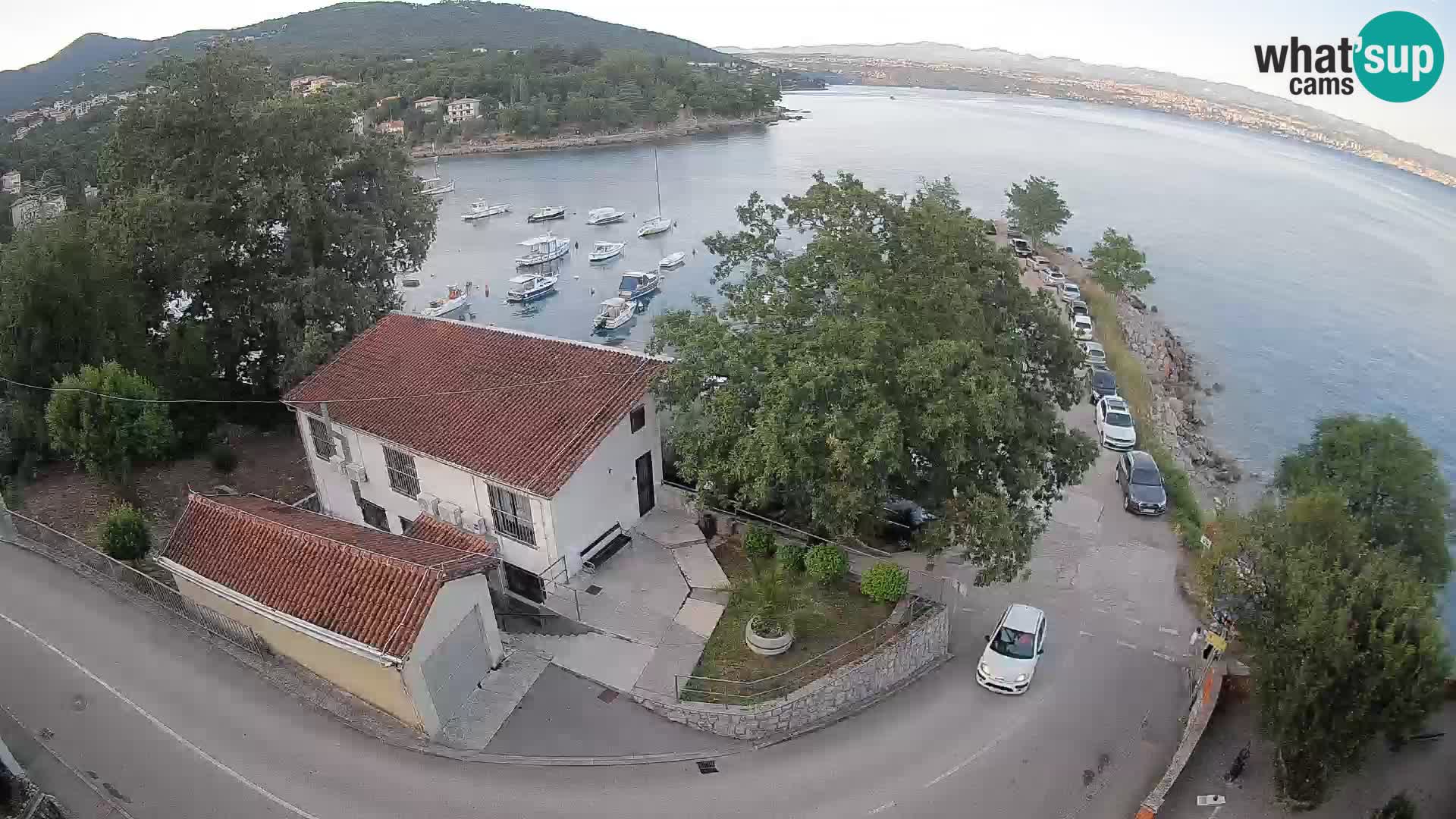 Webcam porto Ika – Vista LIVE sul porto e le luci di Opatija
