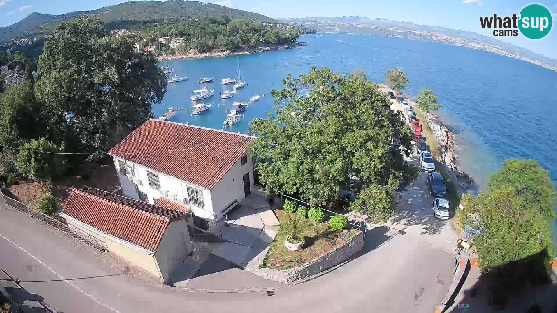Webcam porto Ika – Vista LIVE sul porto e le luci di Opatija