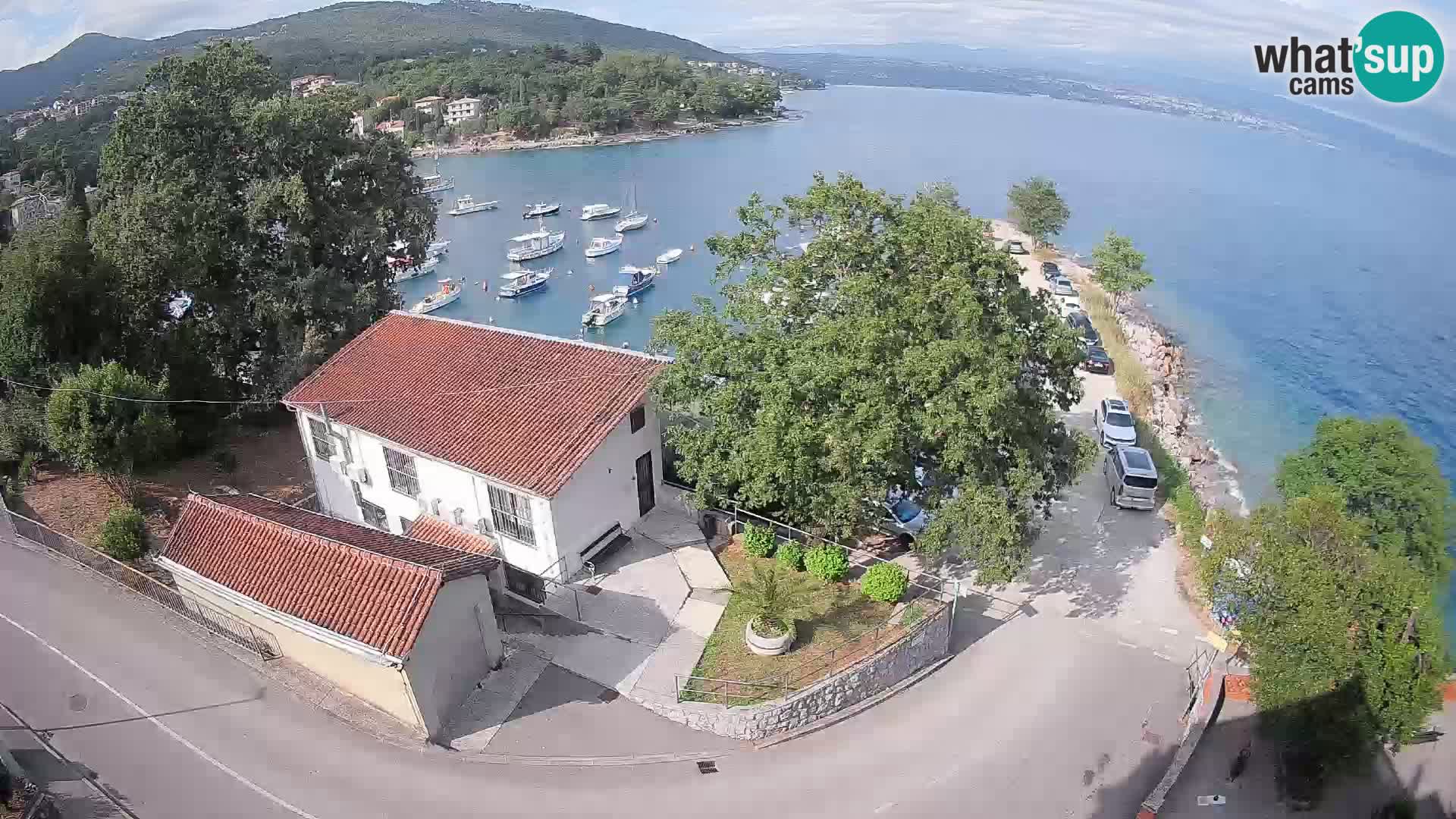 Webcam porto Ika – Vista LIVE sul porto e le luci di Opatija