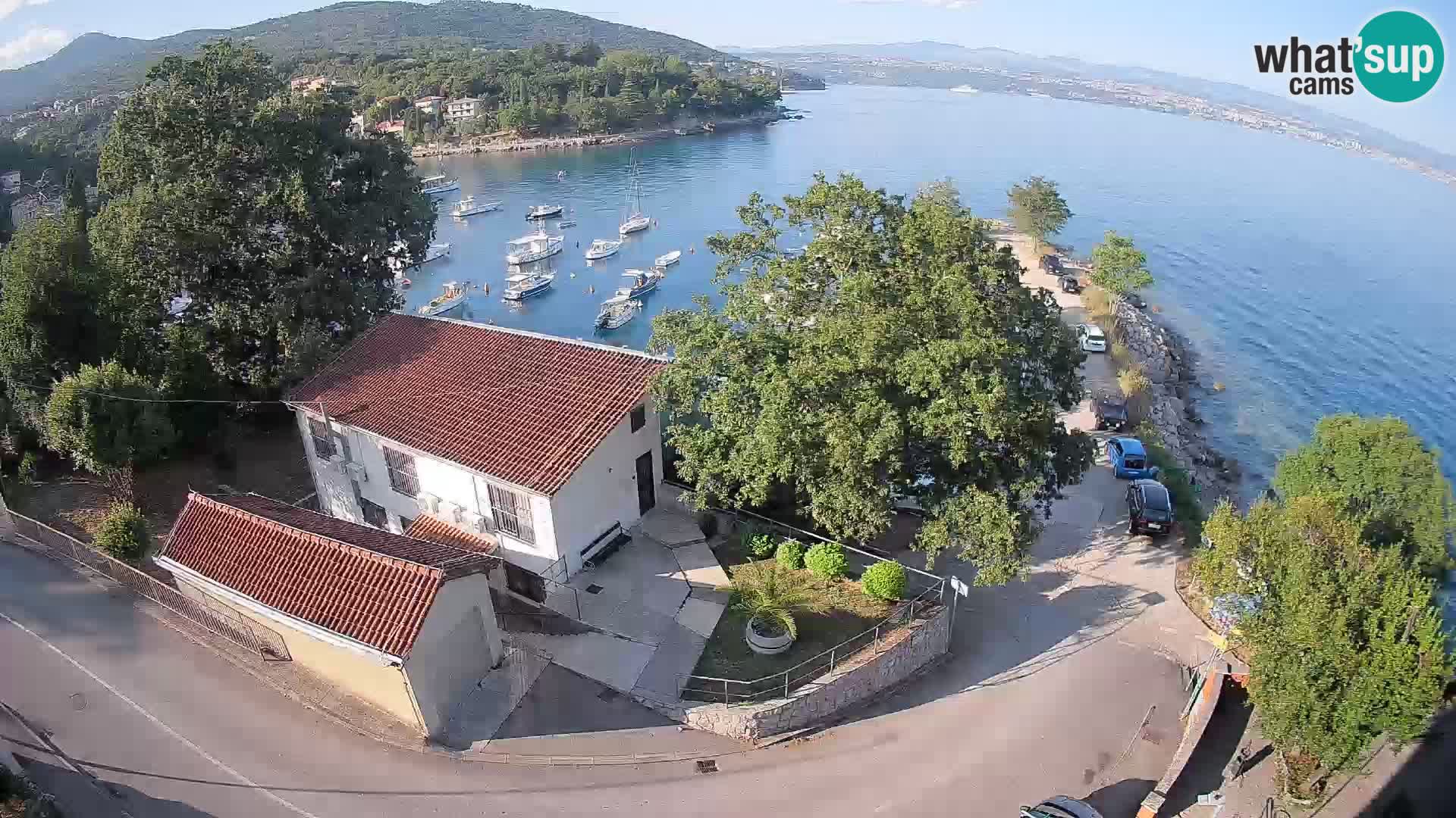 Webcam port d’Ika – Vue en direct et lumières d’Opatija