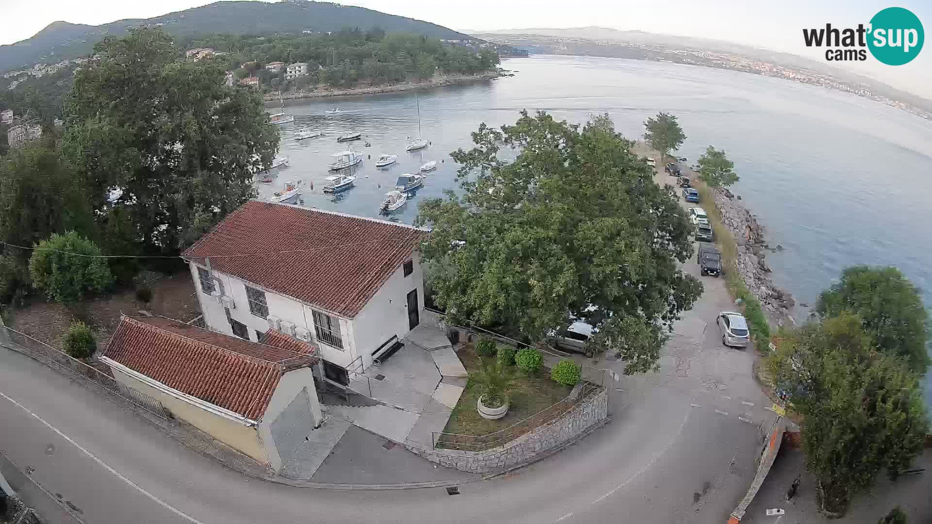 Webcam port d’Ika – Vue en direct et lumières d’Opatija