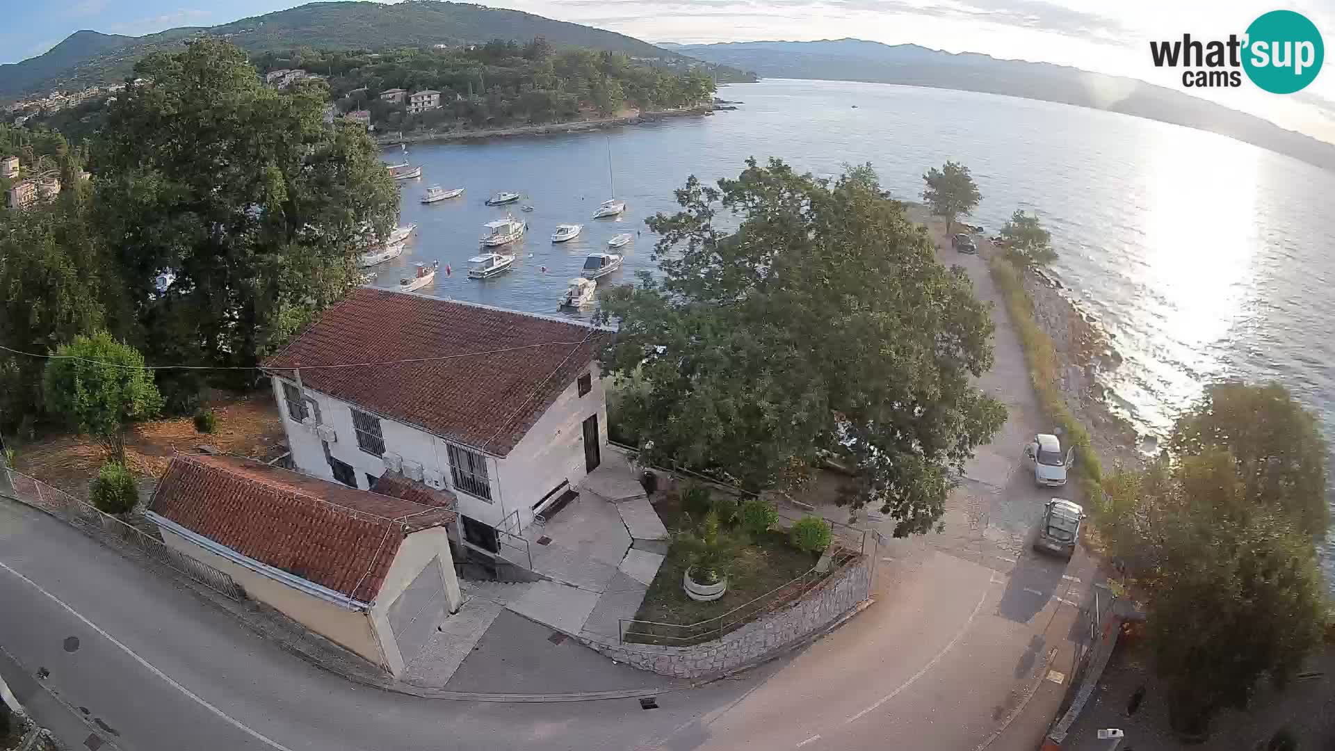 Webcam porto Ika – Vista LIVE sul porto e le luci di Opatija