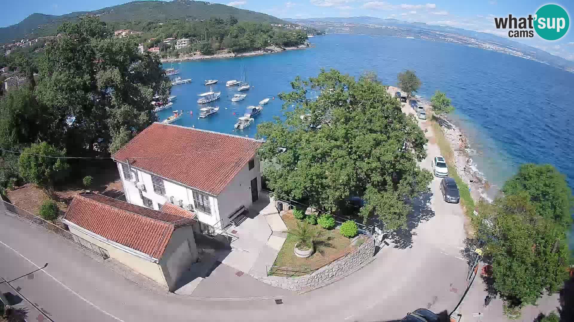 Webcam porto Ika – Vista LIVE sul porto e le luci di Opatija