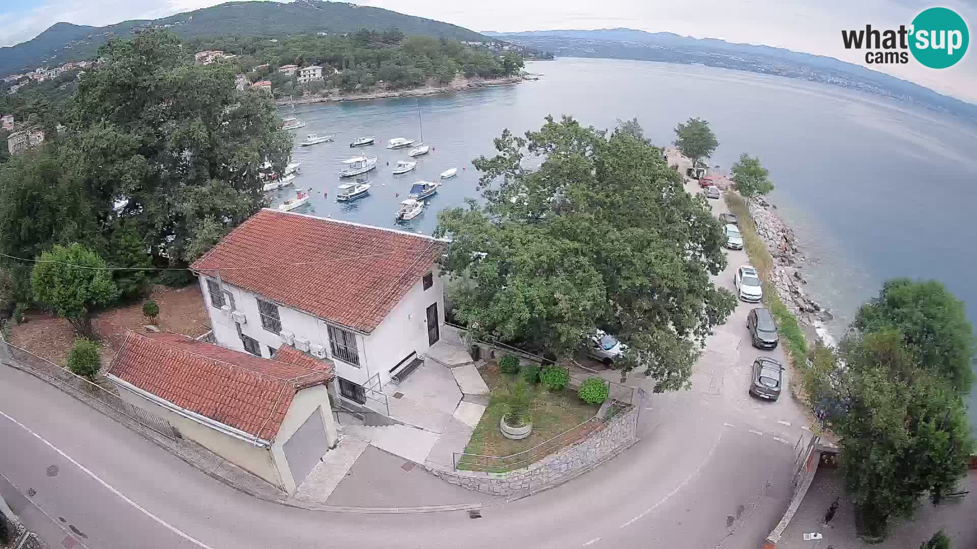 Webcam porto Ika – Vista LIVE sul porto e le luci di Opatija