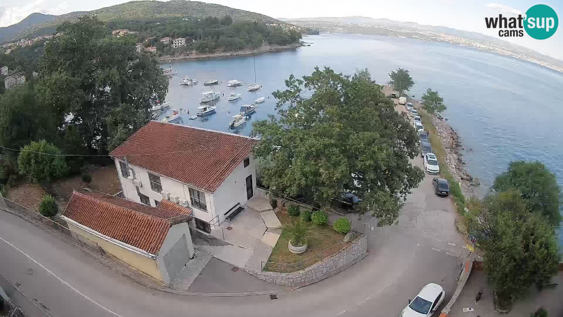 Webcam port d’Ika – Vue en direct et lumières d’Opatija