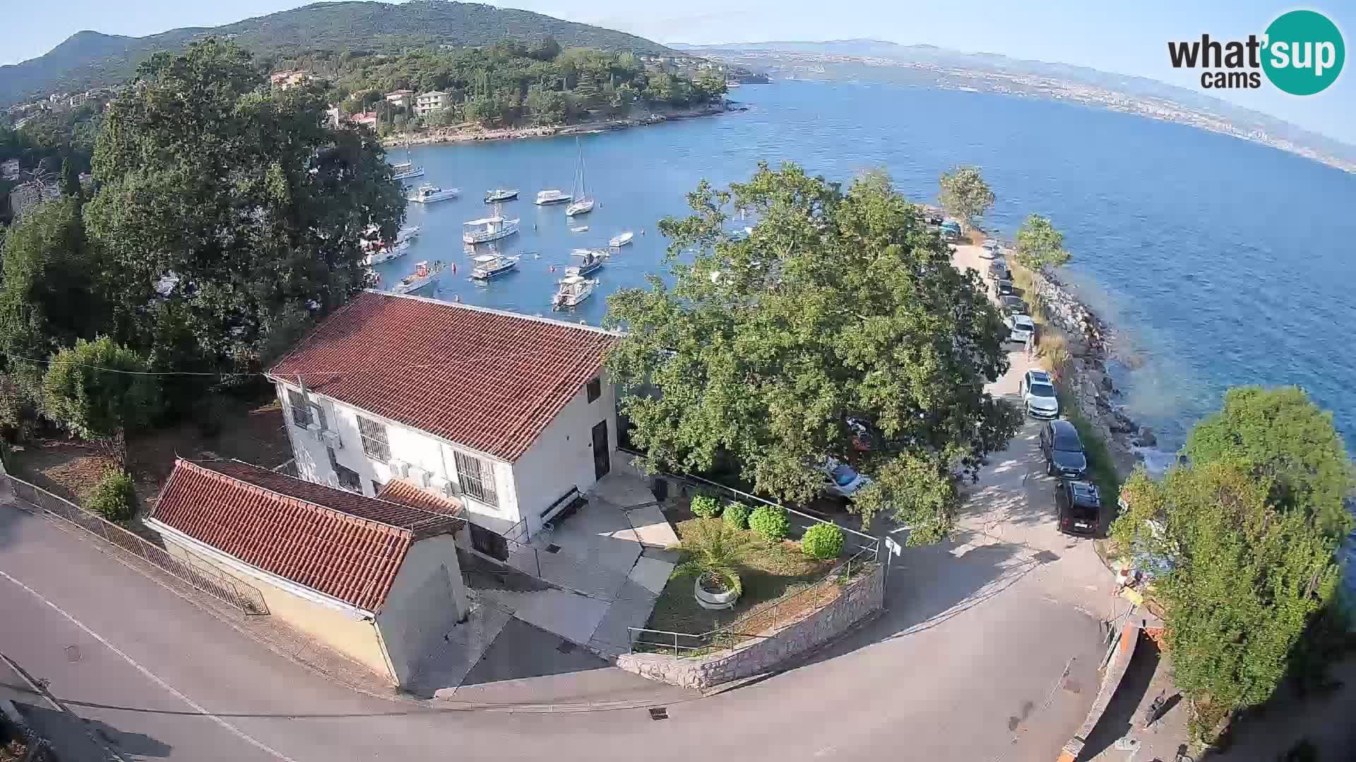 Webcam porto Ika – Vista LIVE sul porto e le luci di Opatija