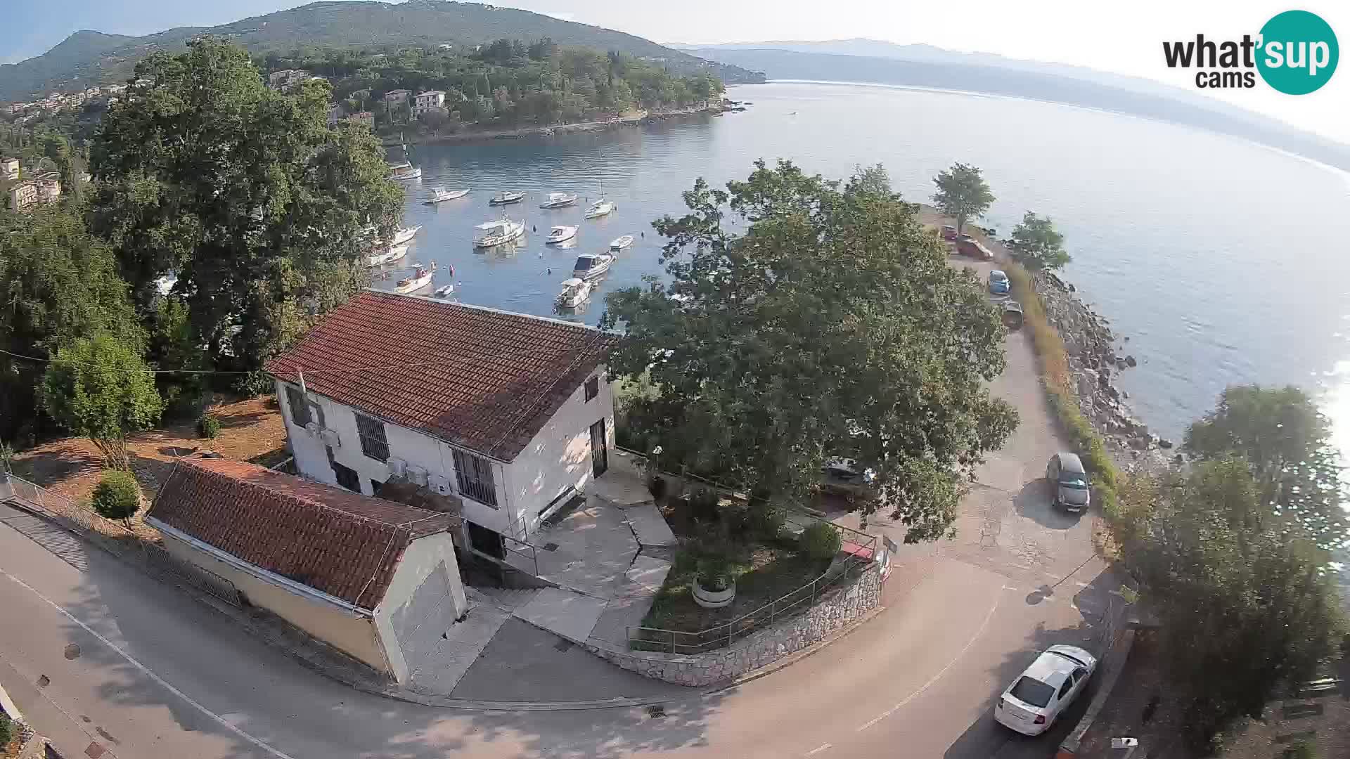 Webcam porto Ika – Vista LIVE sul porto e le luci di Opatija