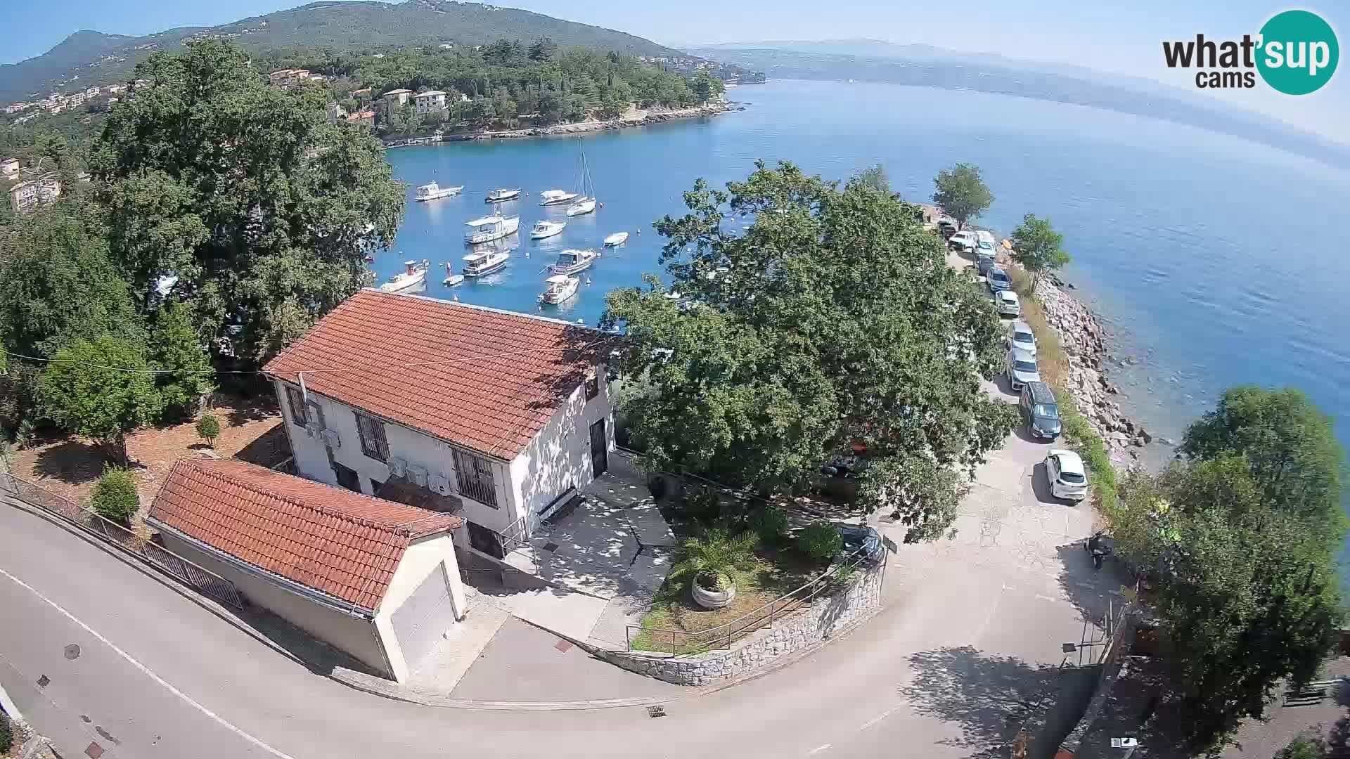 Webcam porto Ika – Vista LIVE sul porto e le luci di Opatija