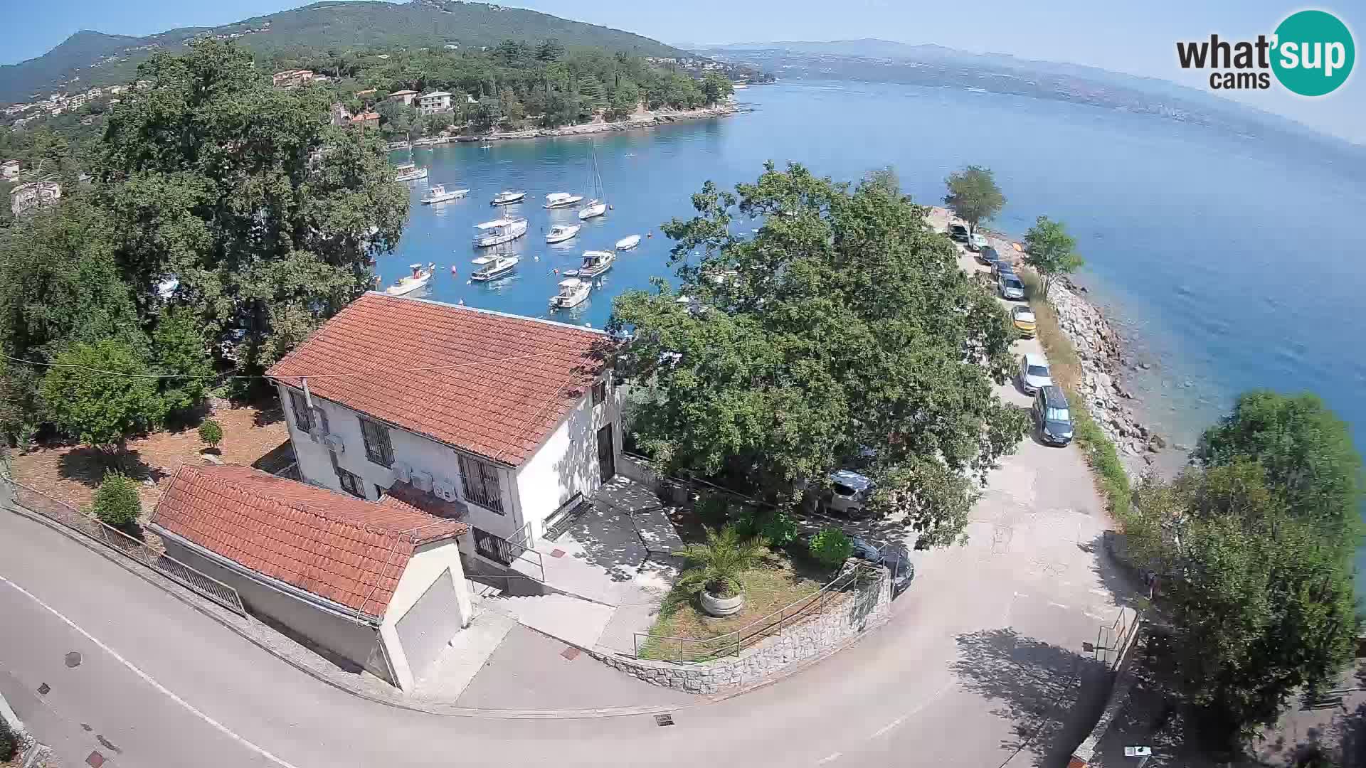 Webcam port d’Ika – Vue en direct et lumières d’Opatija